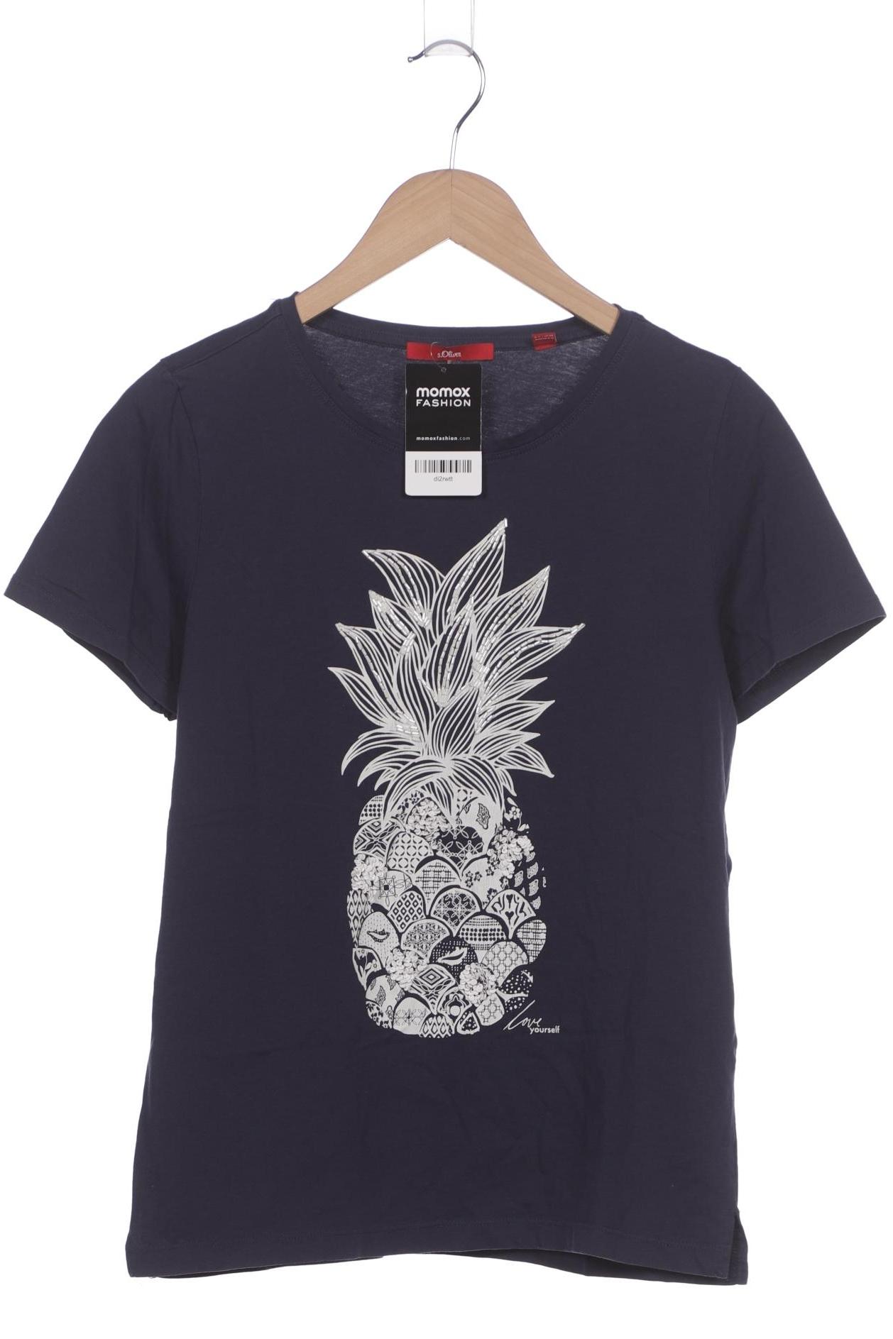 

s.Oliver Damen T-Shirt, marineblau, Gr. 40