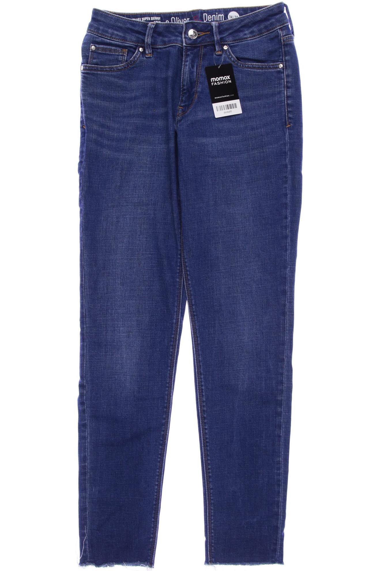 

s.Oliver Damen Jeans, blau