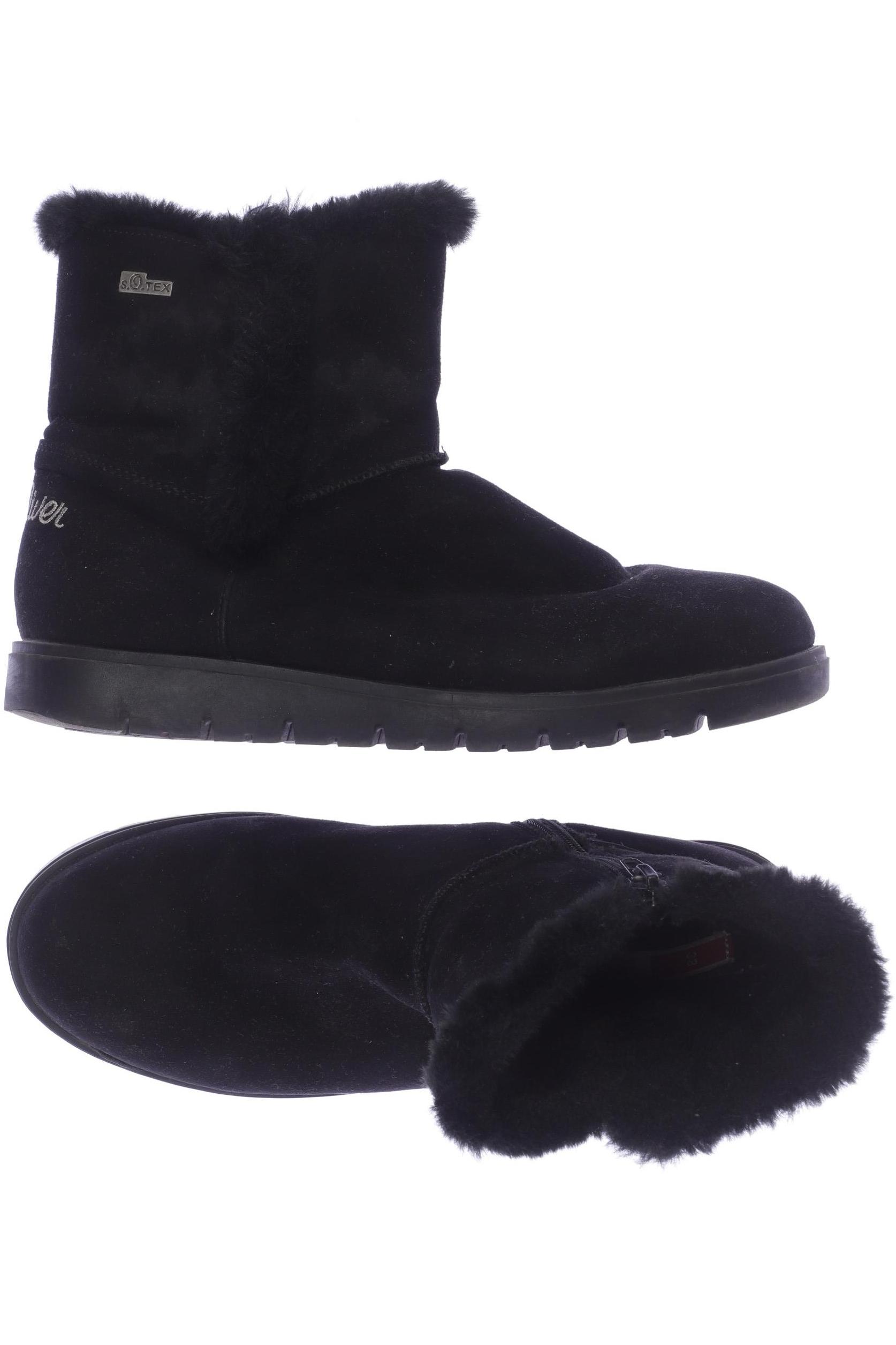 

s.Oliver Damen Stiefelette, schwarz, Gr. 38
