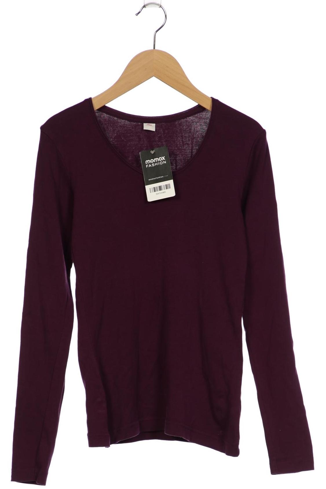 

s.Oliver Damen Langarmshirt, flieder, Gr. 34