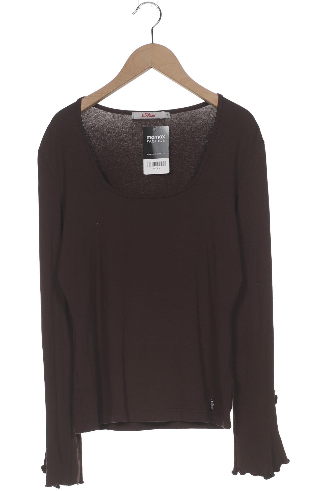 

s.Oliver Damen Langarmshirt, braun, Gr. 38