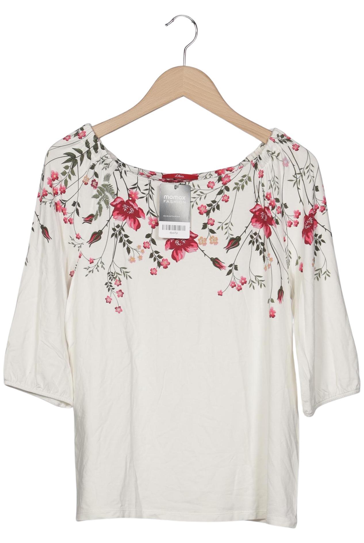 

s.Oliver Damen Langarmshirt, mehrfarbig, Gr. 38