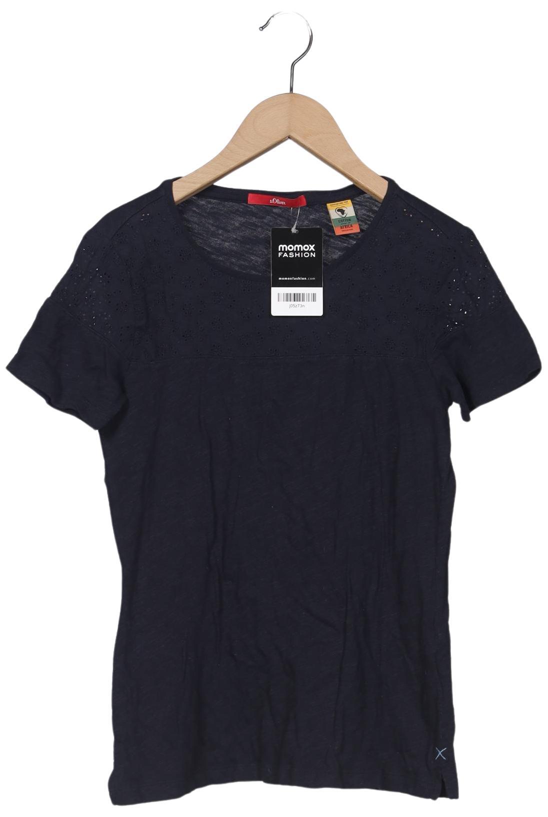 

s.Oliver Damen T-Shirt, marineblau, Gr. 32