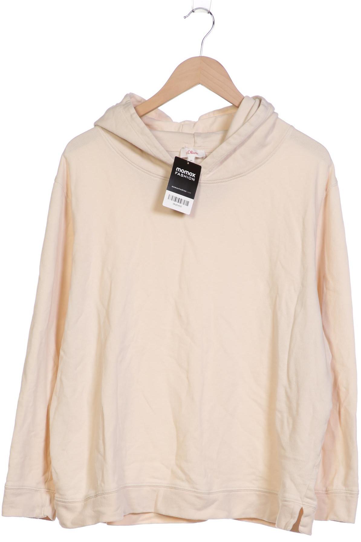 

s.Oliver Damen Kapuzenpullover, beige, Gr. 44