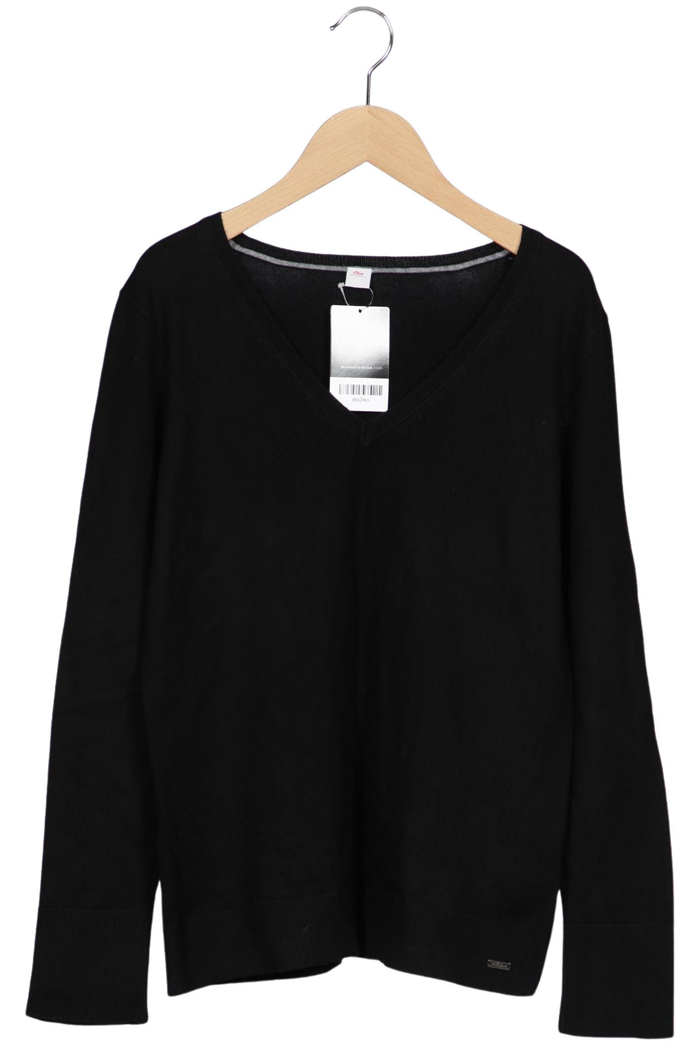 

s.Oliver Damen Pullover, schwarz, Gr. 40