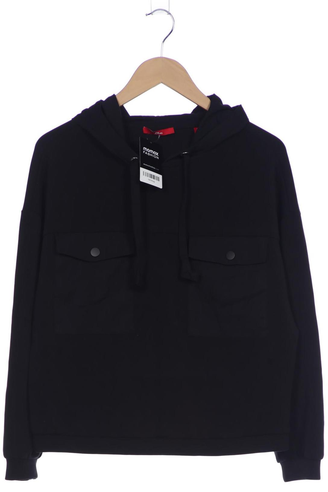 

s.Oliver Damen Kapuzenpullover, schwarz, Gr. 36