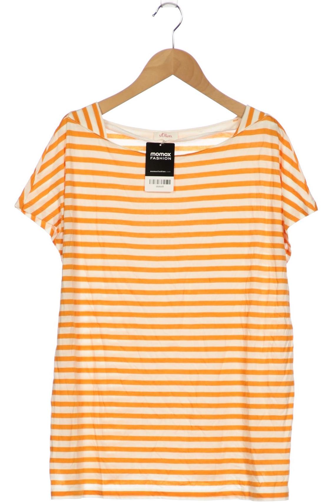 

s.Oliver Damen T-Shirt, orange, Gr. 40