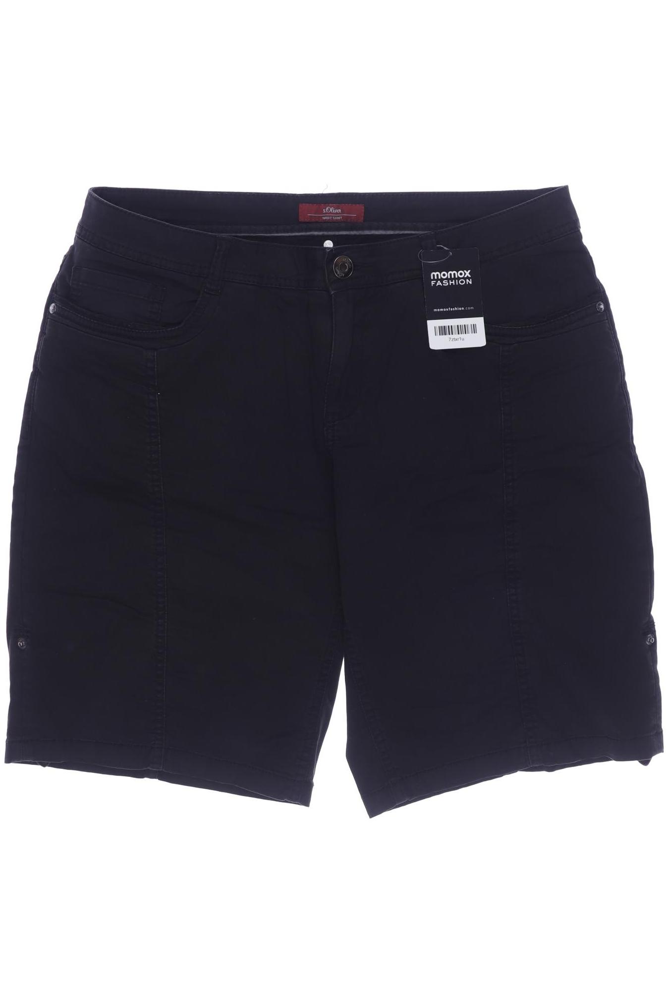 

s.Oliver Damen Shorts, schwarz, Gr. 34