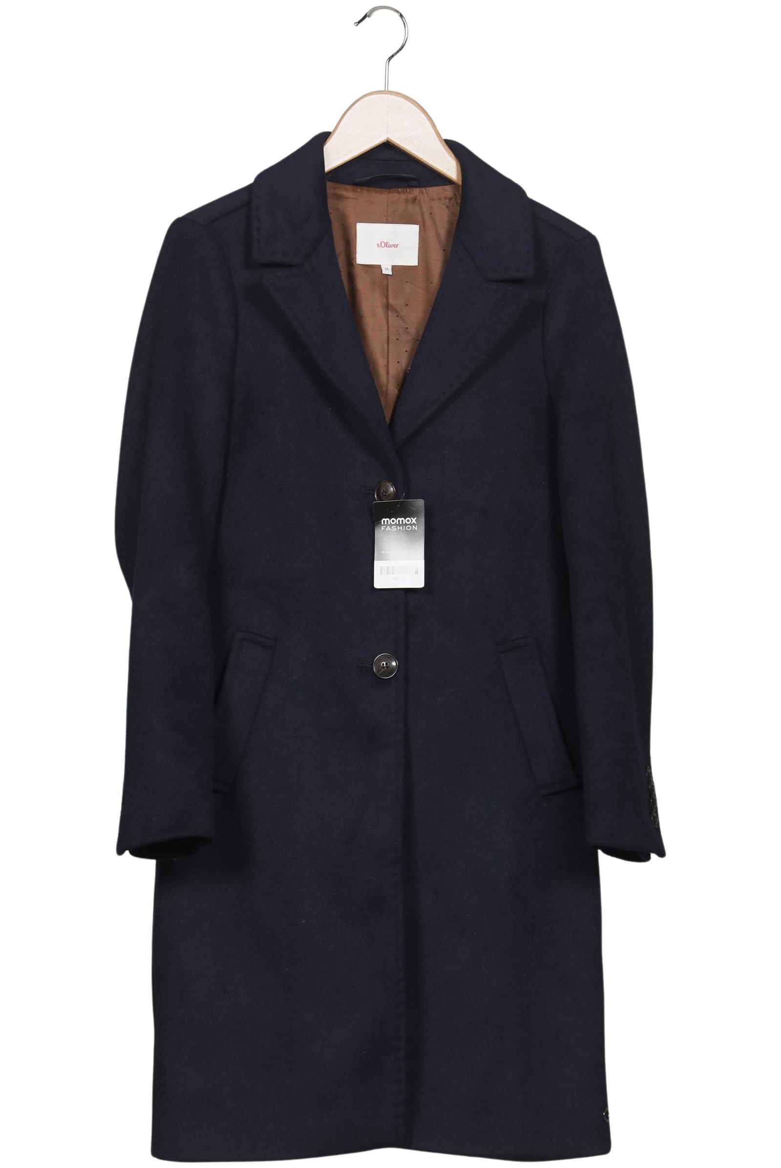 

s.Oliver Damen Mantel, marineblau, Gr. 34
