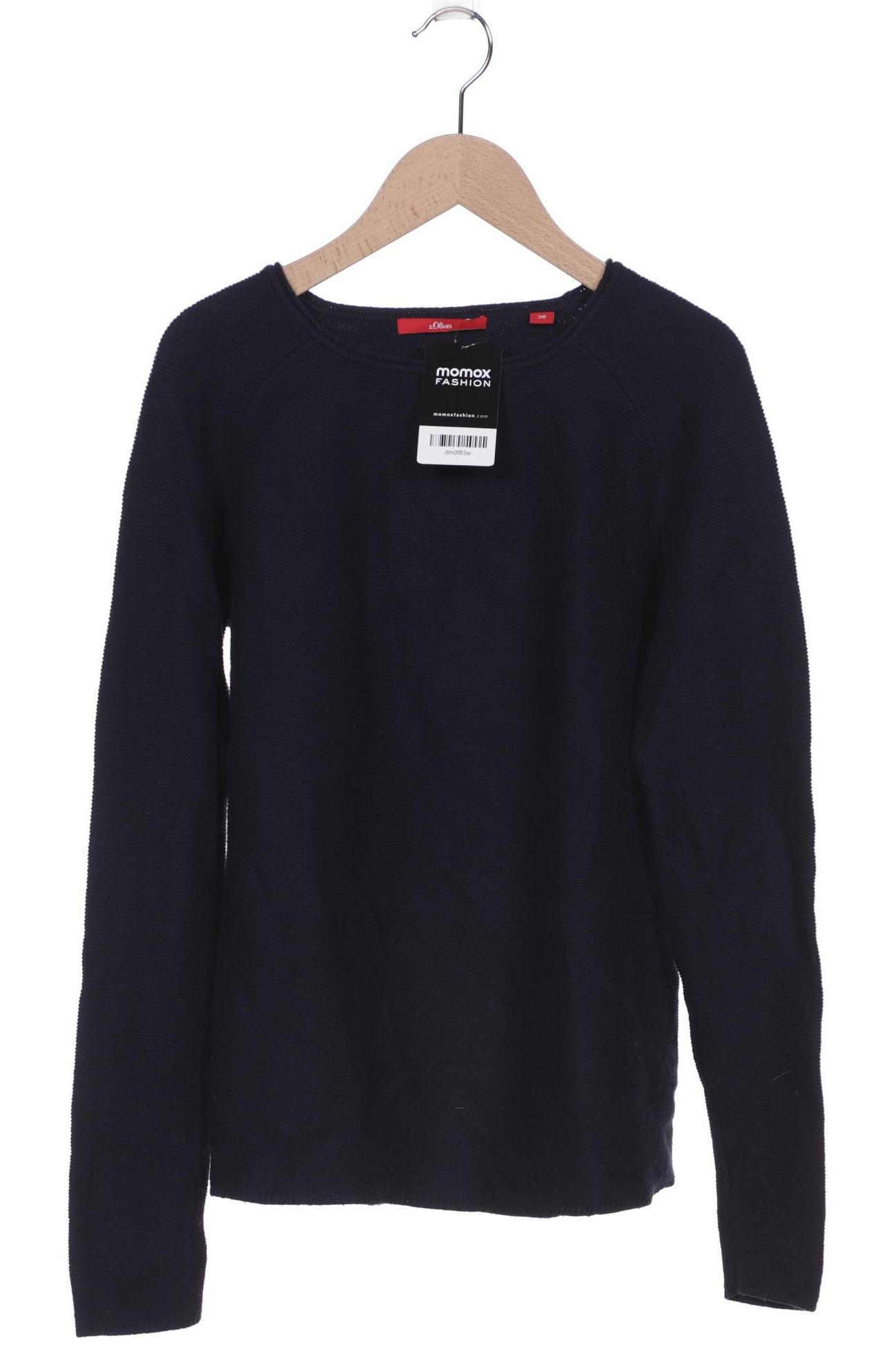 

s.Oliver Damen Pullover, marineblau