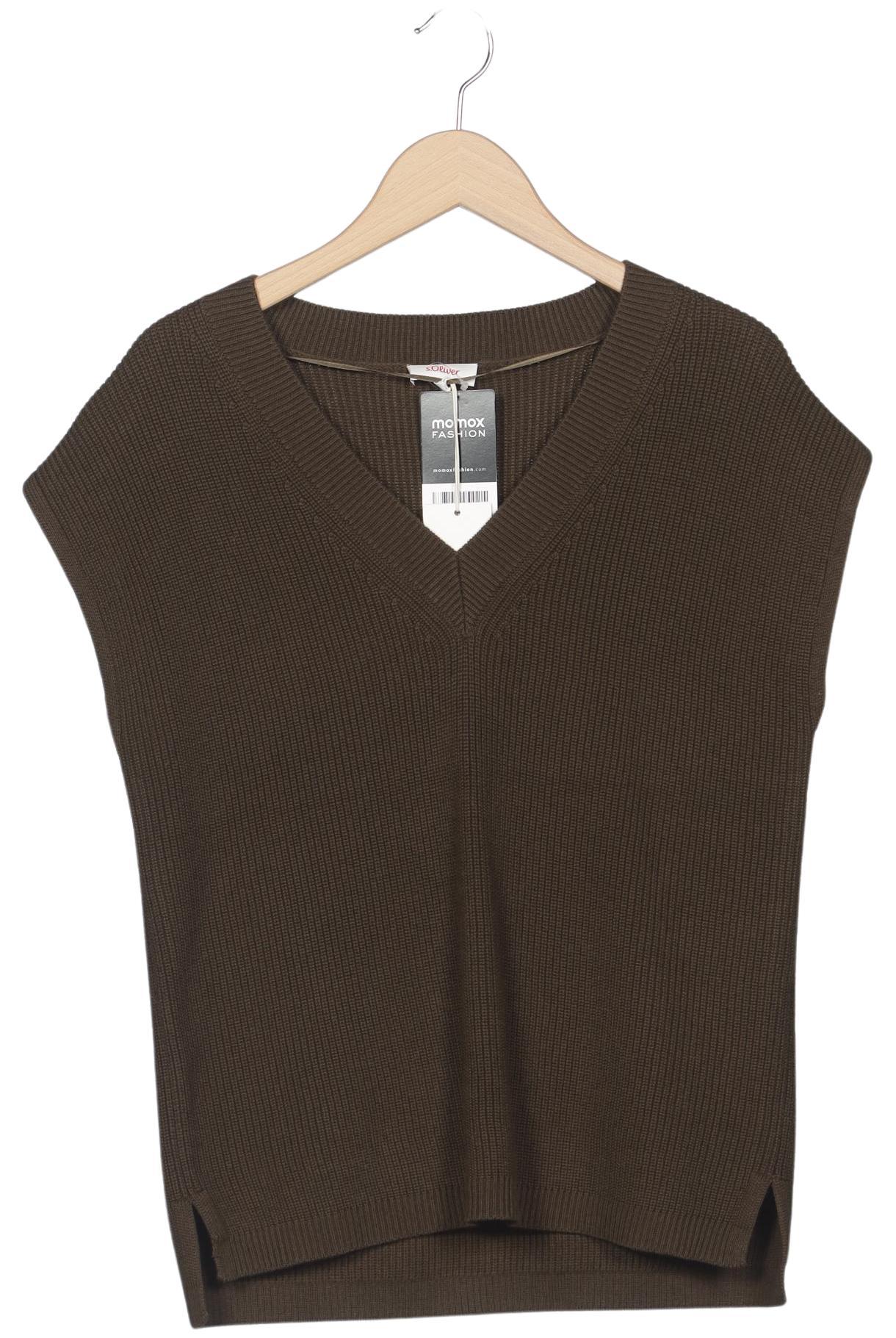 

s.Oliver Damen Pullover, braun, Gr. 34