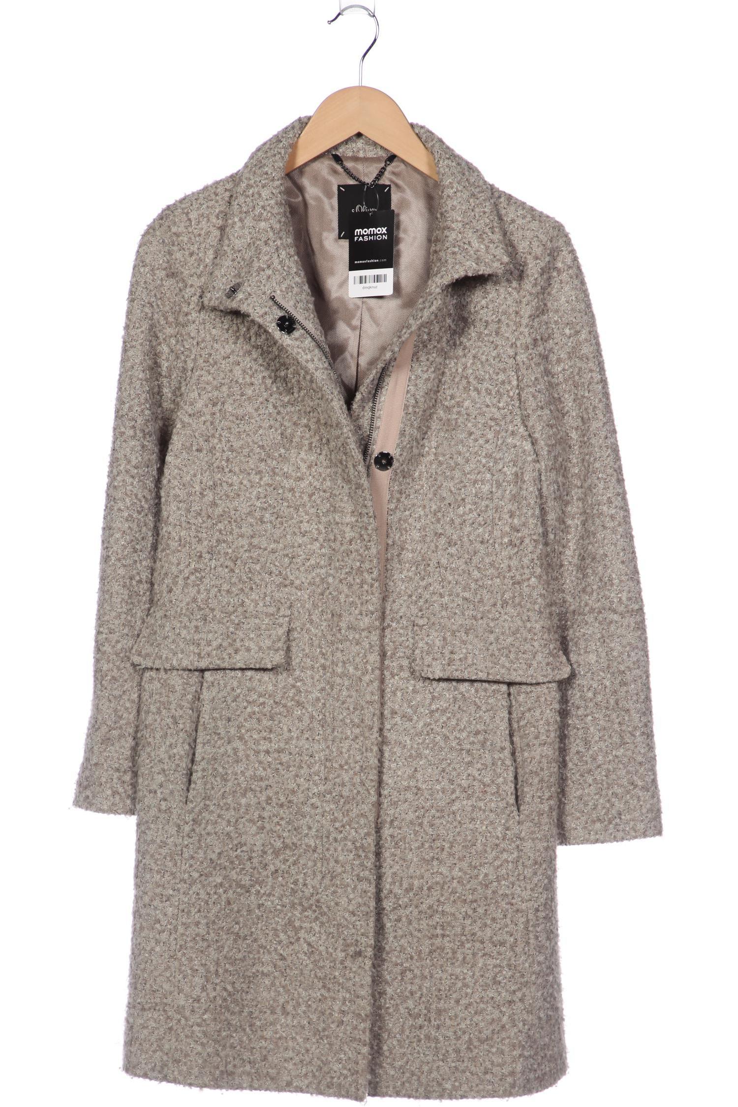 

s.Oliver Damen Mantel, beige, Gr. 36