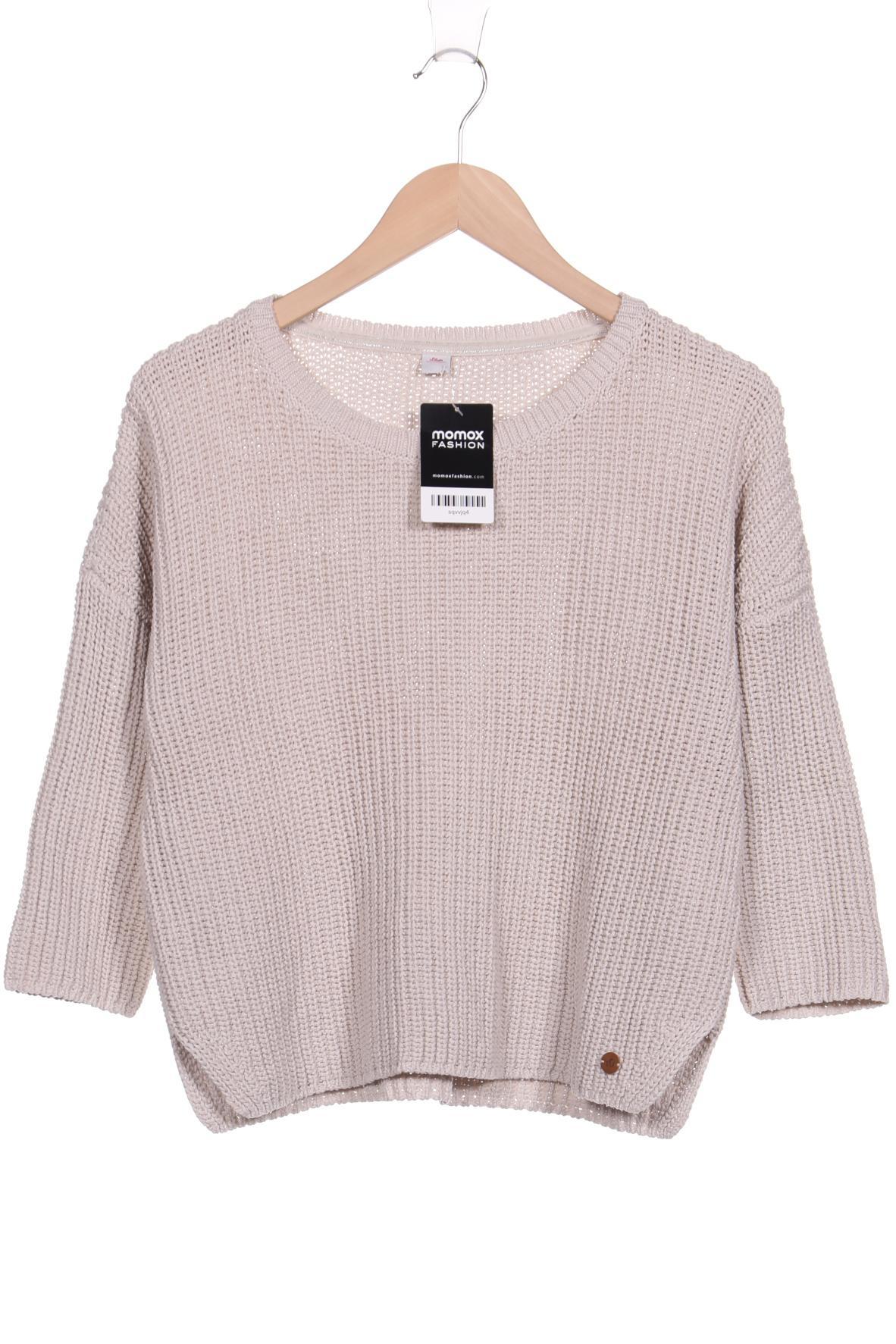 

s.Oliver Damen Pullover, cremeweiß