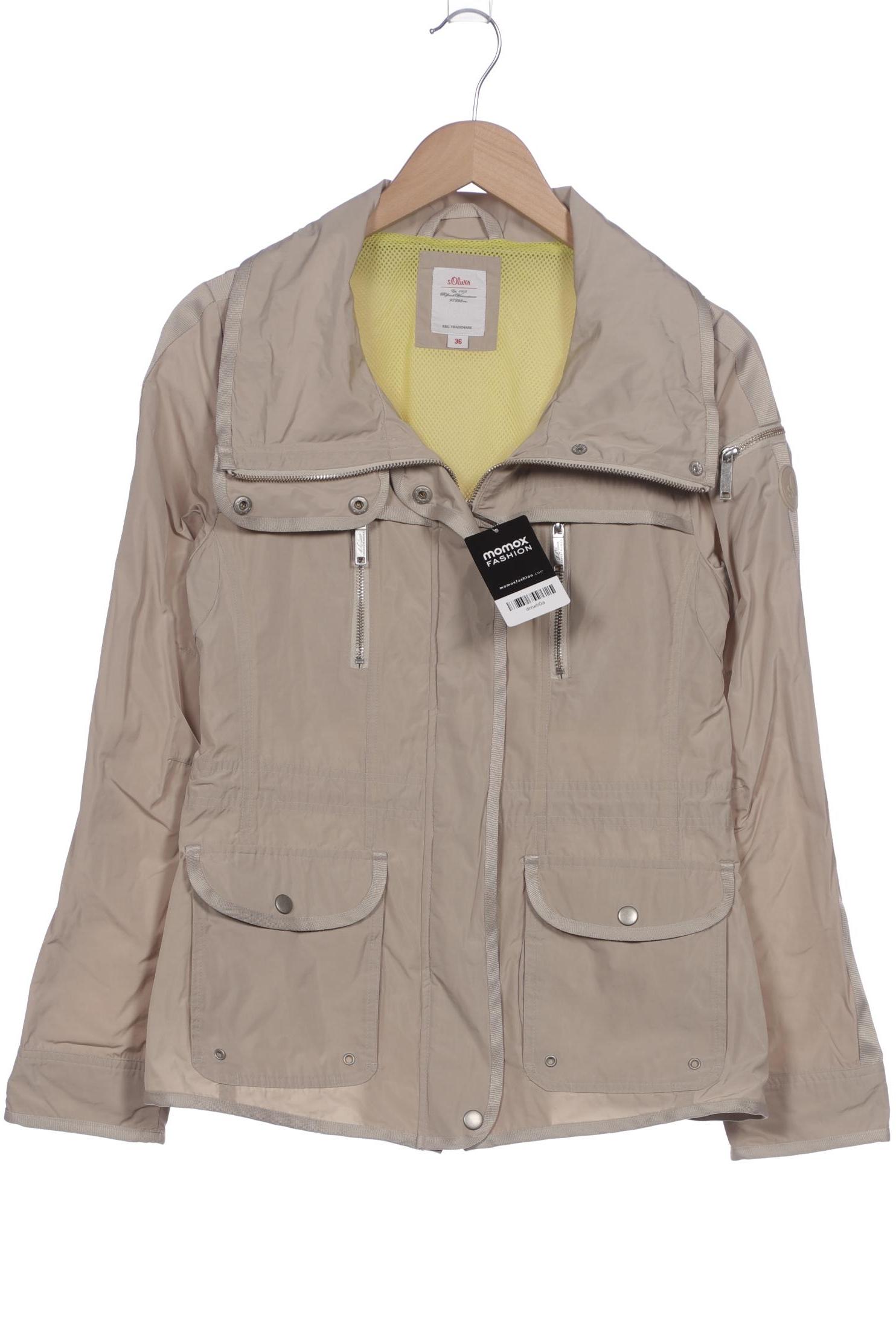 

s.Oliver Damen Jacke, beige, Gr. 36