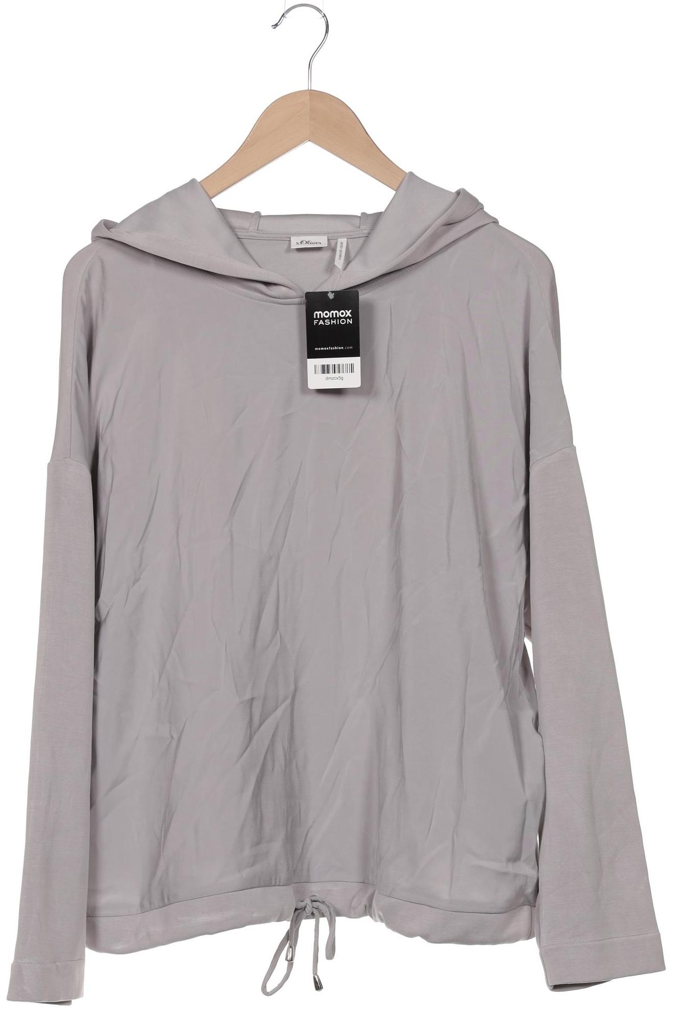 

s.Oliver Damen Kapuzenpullover, grau, Gr. 46