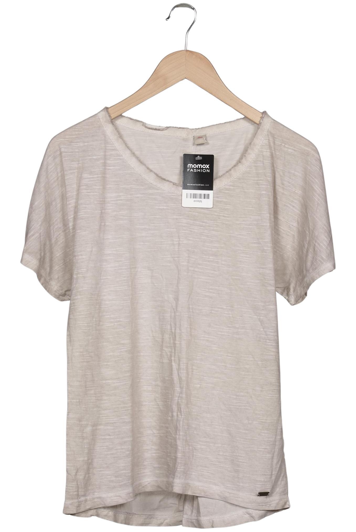

s.Oliver Damen T-Shirt, beige, Gr. 34
