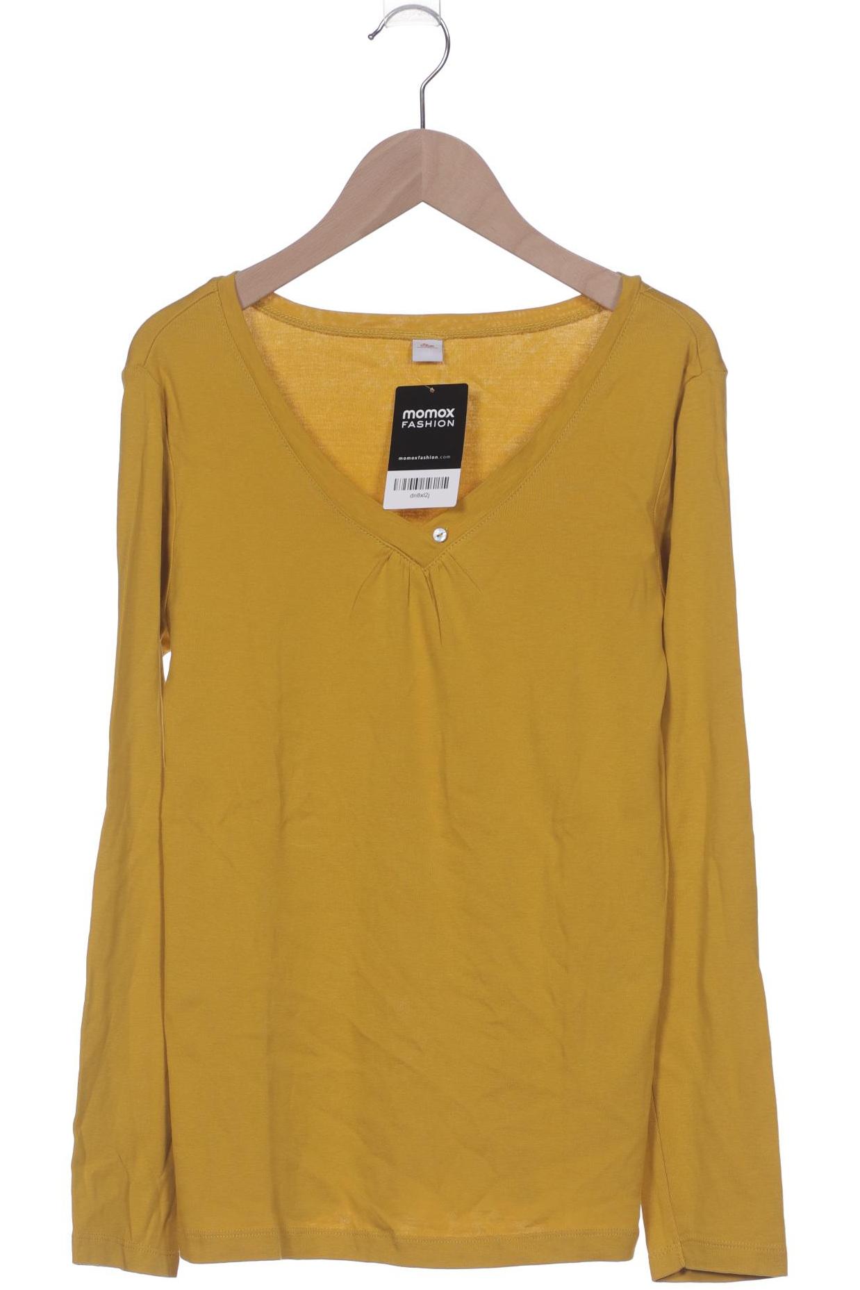 

s.Oliver Damen Langarmshirt, orange, Gr. 40