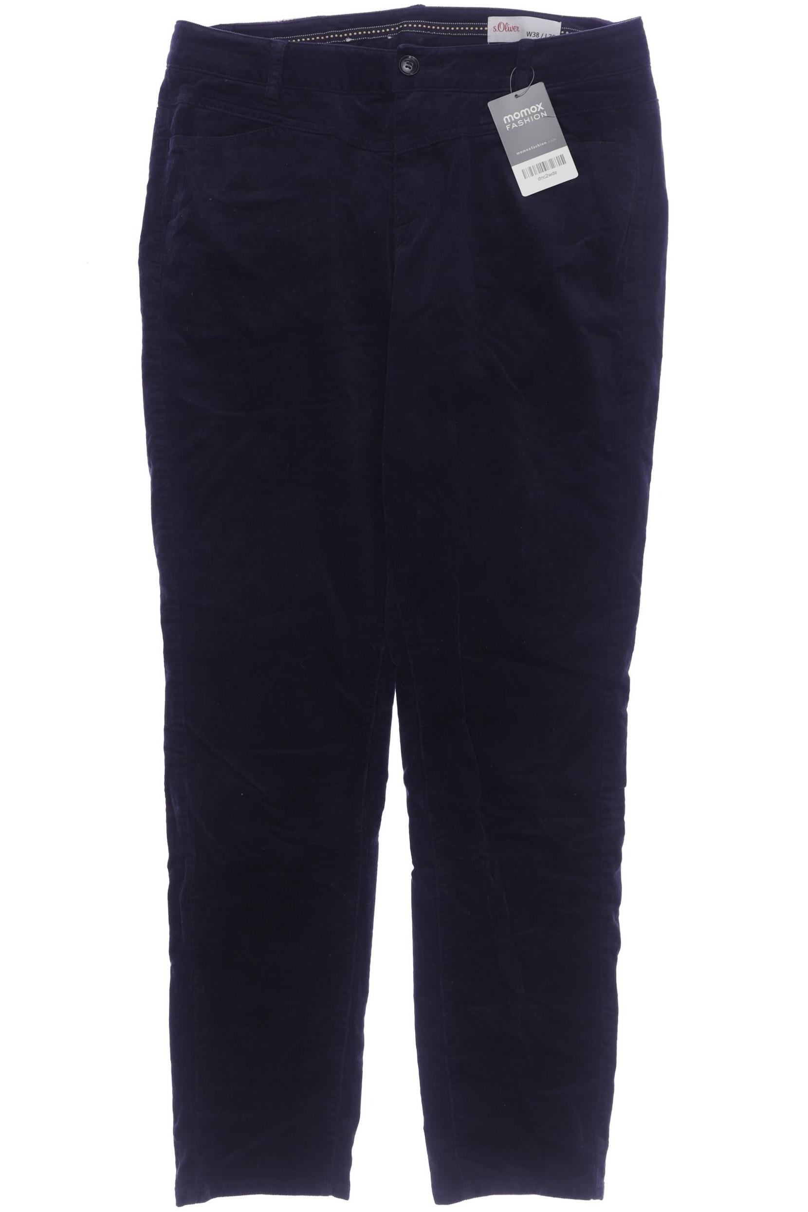 

s.Oliver Damen Stoffhose, marineblau, Gr. 38