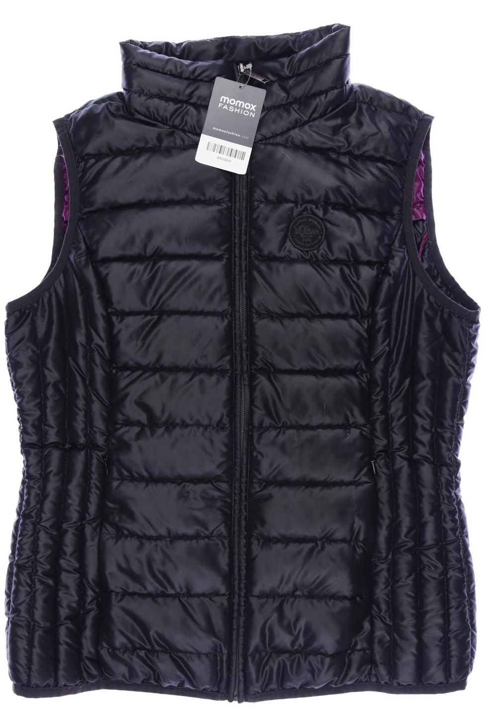 

s.Oliver Damen Weste, schwarz
