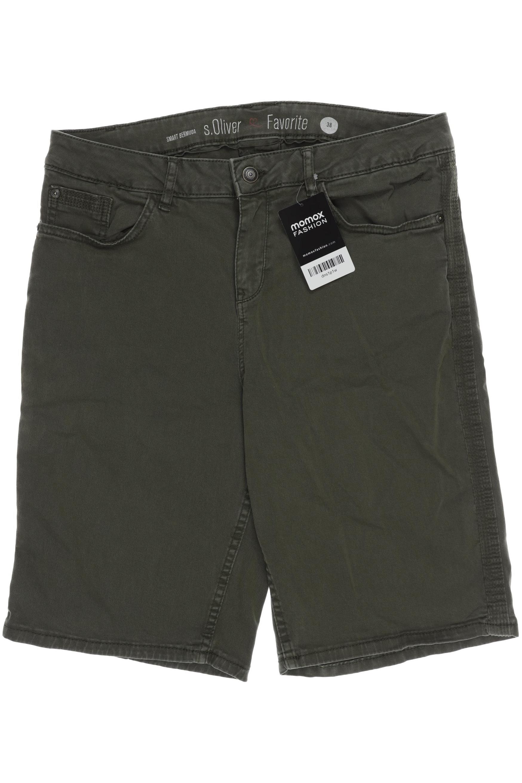 

s.Oliver Damen Shorts, grün, Gr. 38