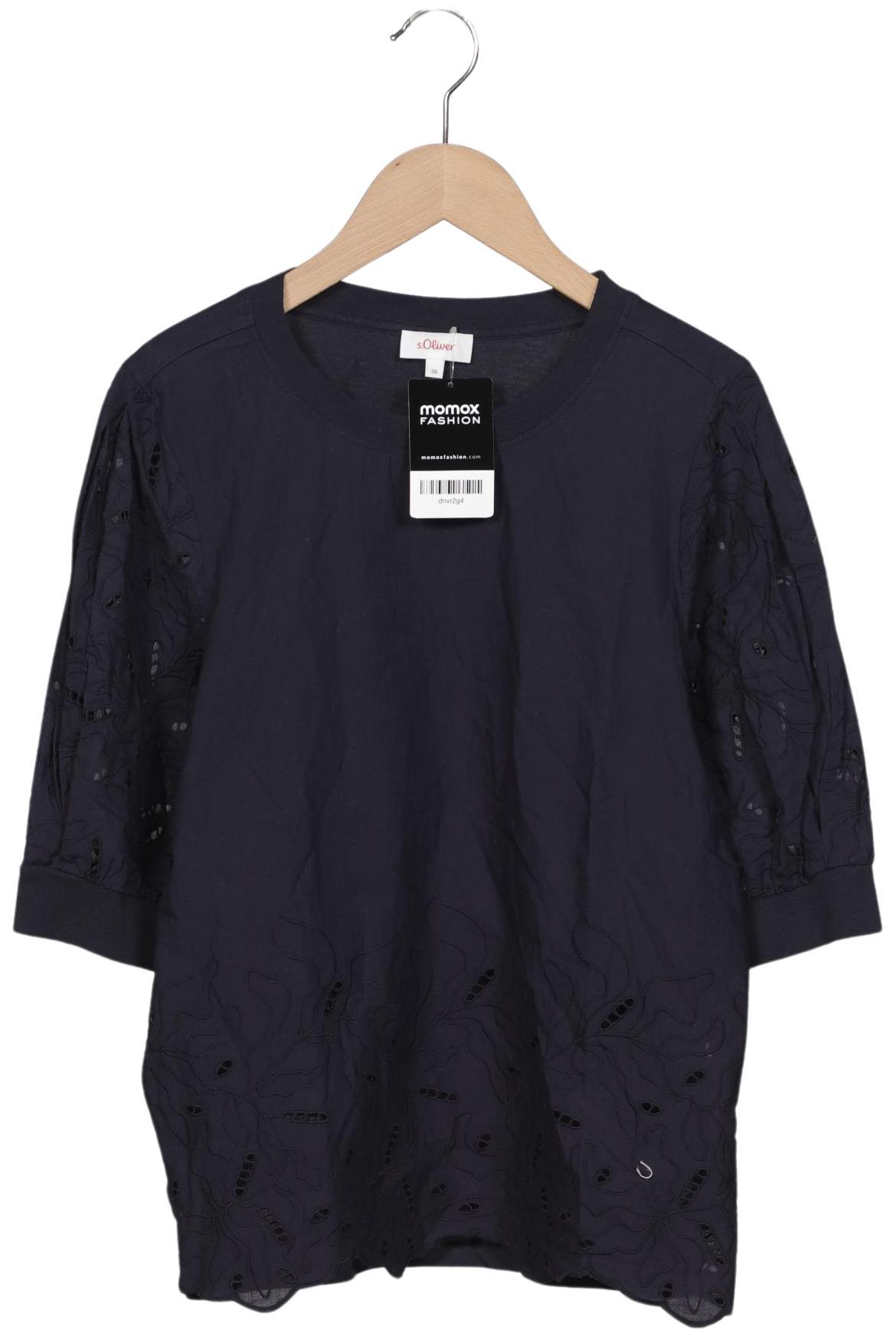 

s.Oliver Damen T-Shirt, marineblau, Gr. 38