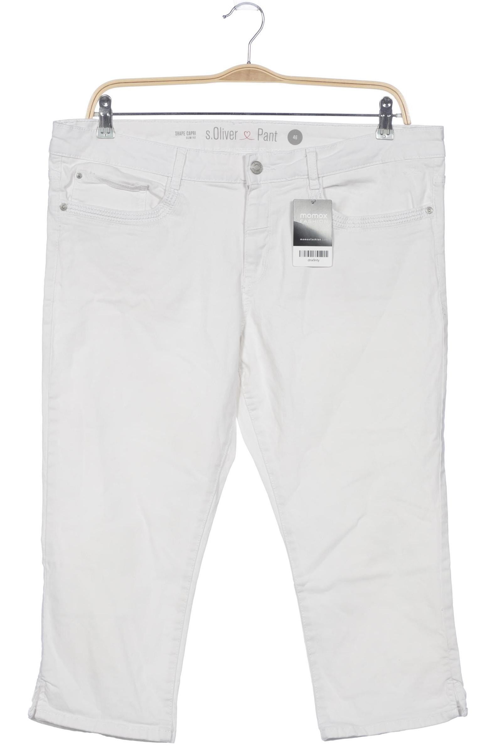 

s.Oliver Damen Shorts, weiß, Gr. 46