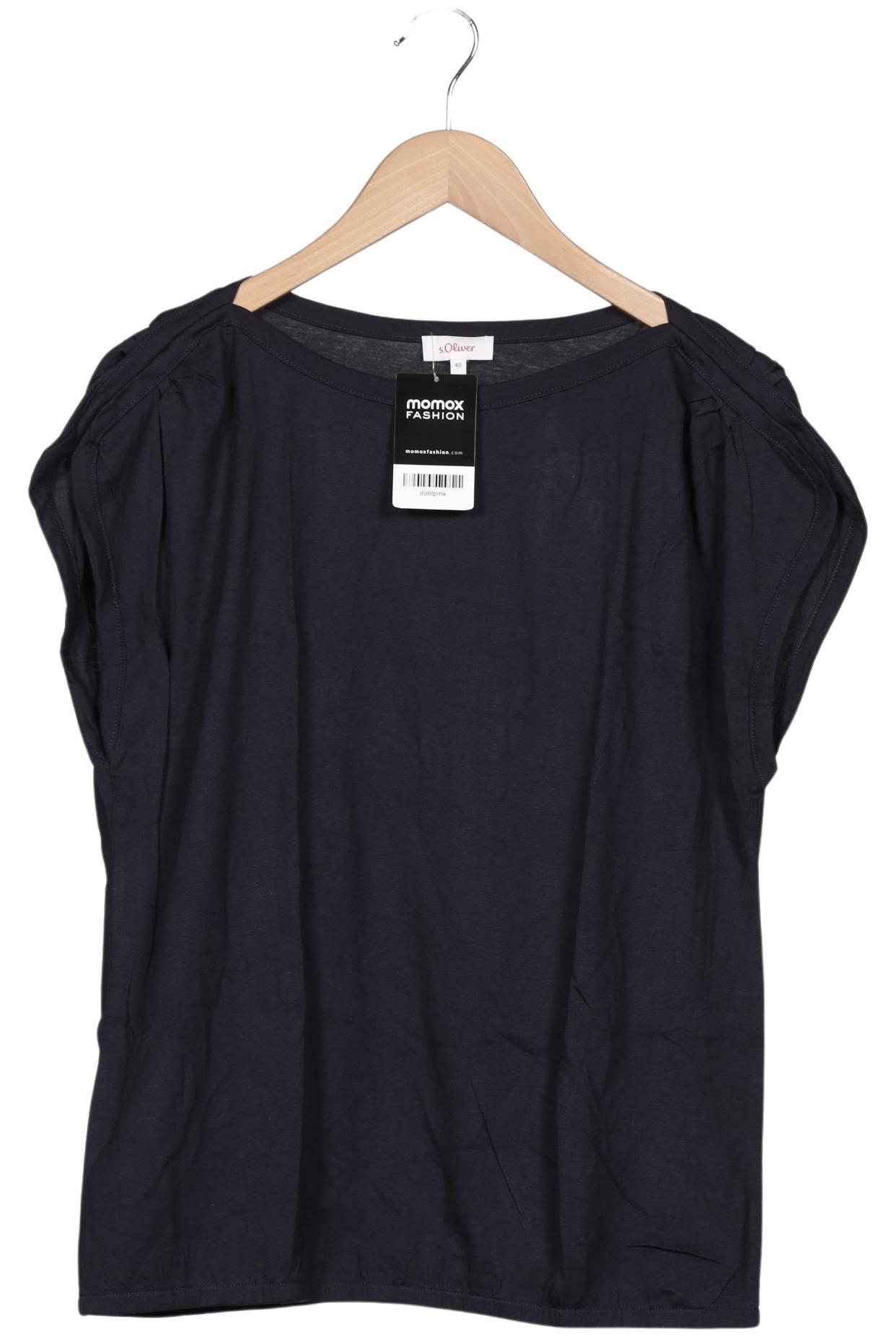 

s.Oliver Damen T-Shirt, marineblau, Gr. 40