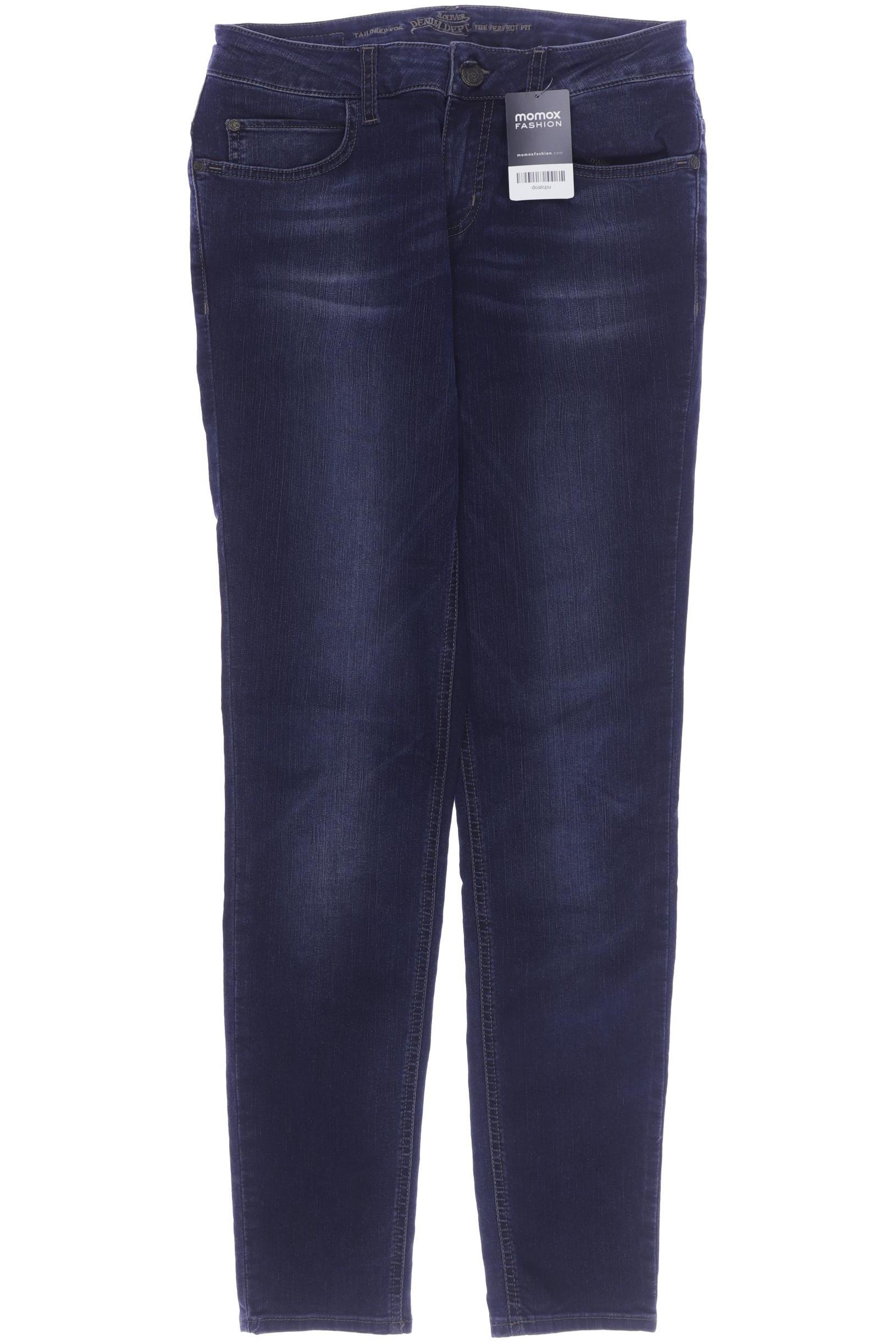 

s.Oliver Damen Jeans, marineblau