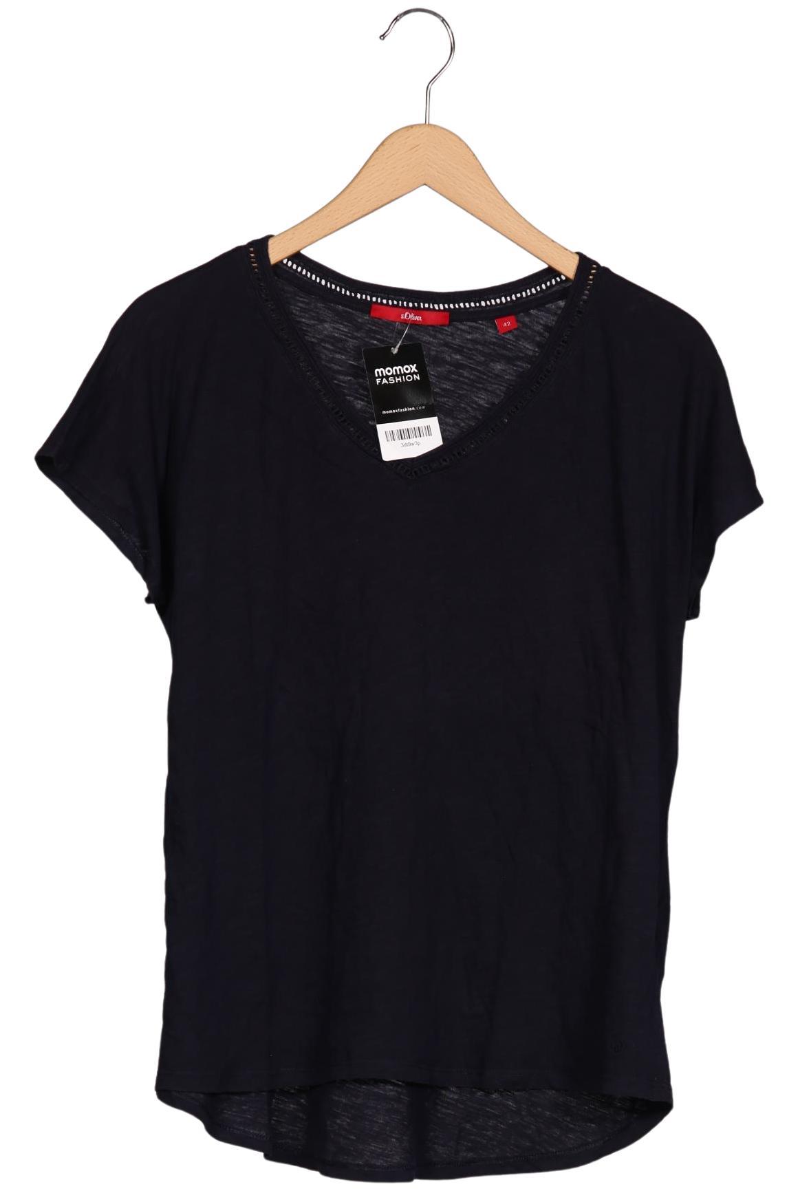 

s.Oliver Damen T-Shirt, marineblau, Gr. 42