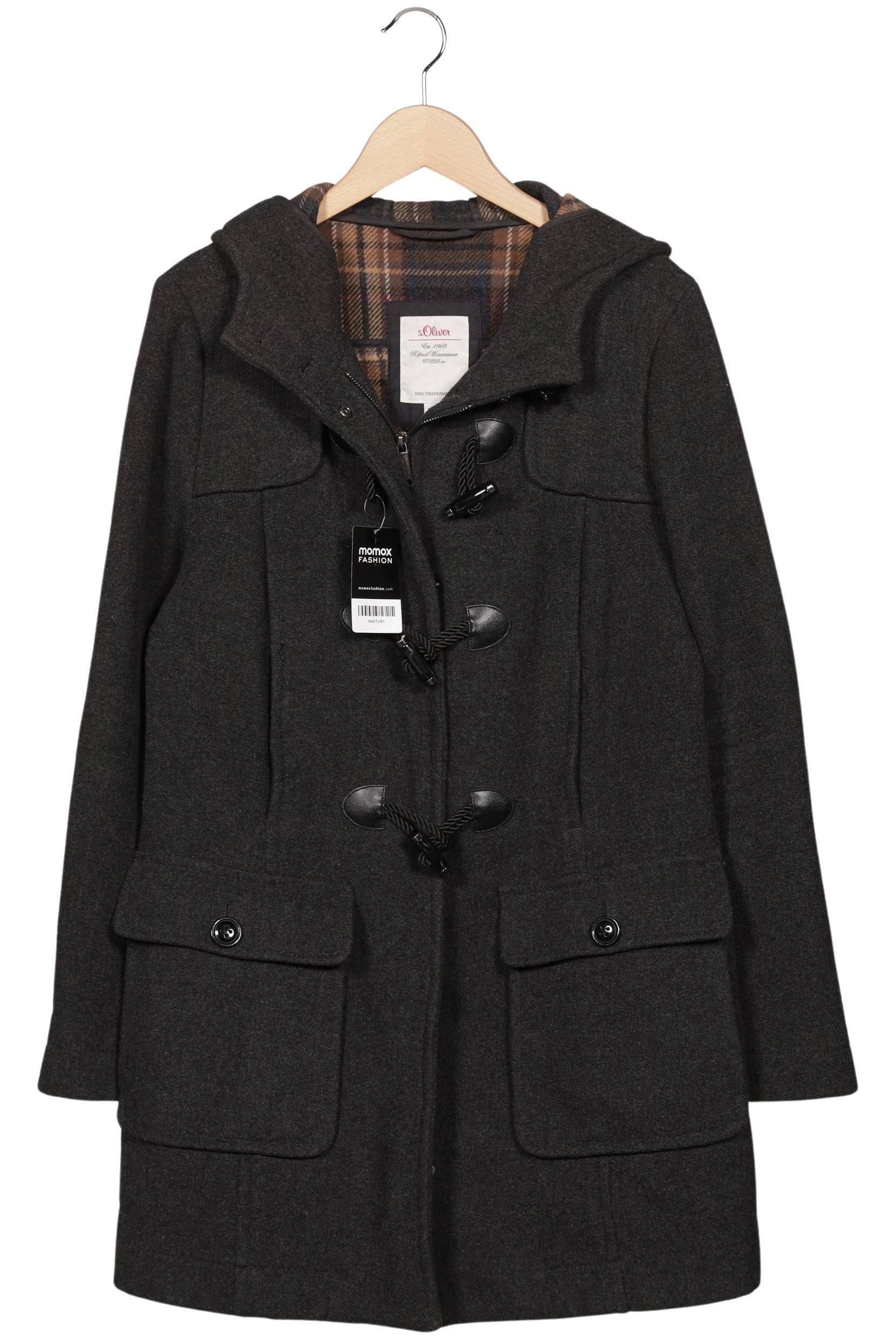 

s.Oliver Damen Mantel, grau, Gr. 42