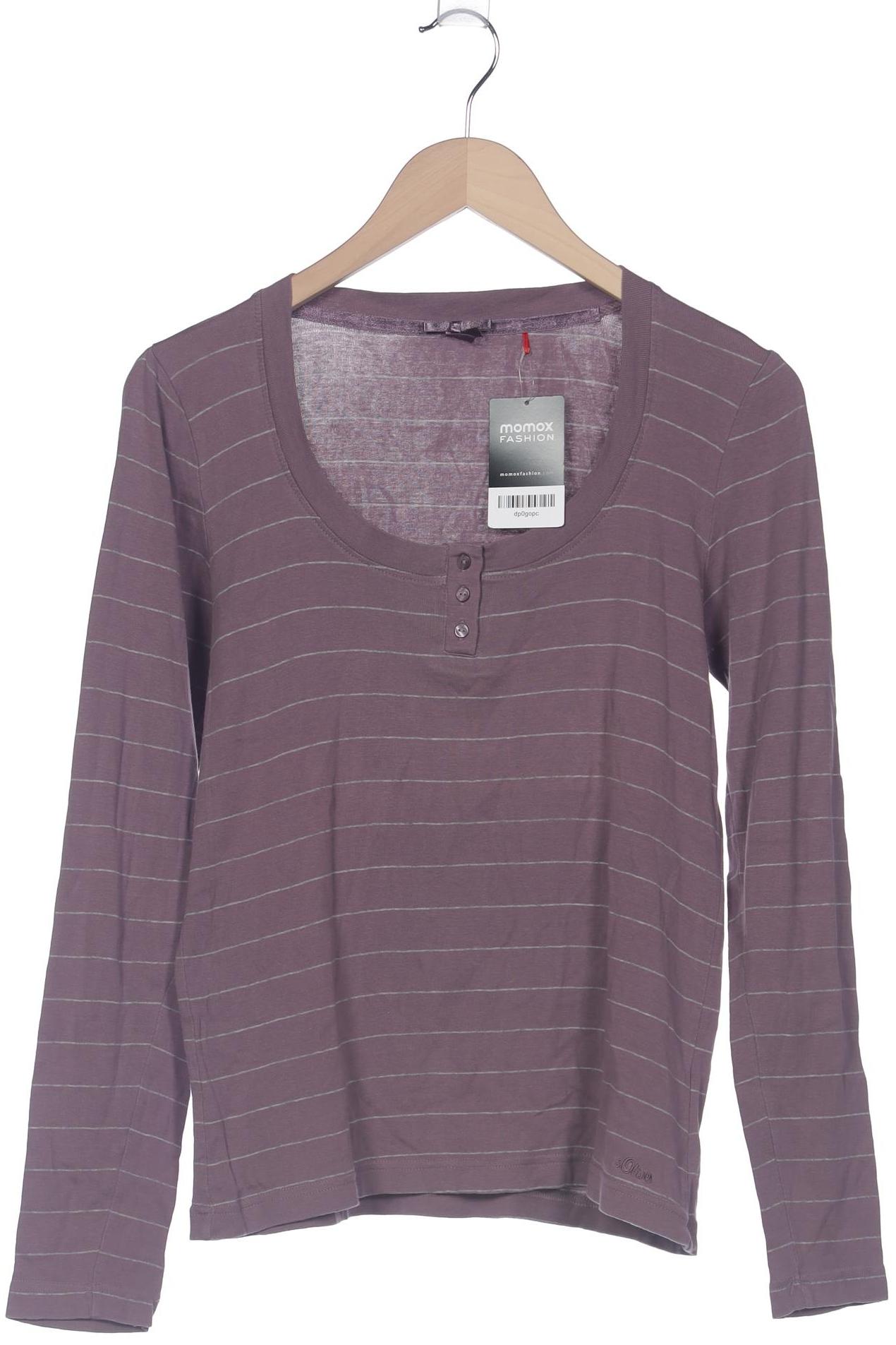

s.Oliver Damen Langarmshirt, flieder, Gr. 40