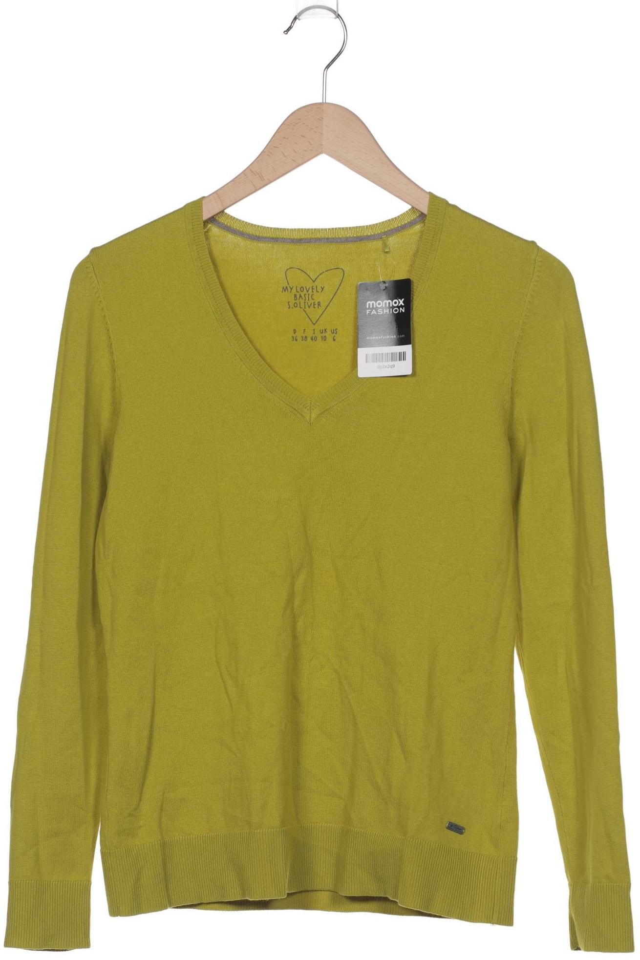 

s.Oliver Damen Pullover, gelb, Gr. 36