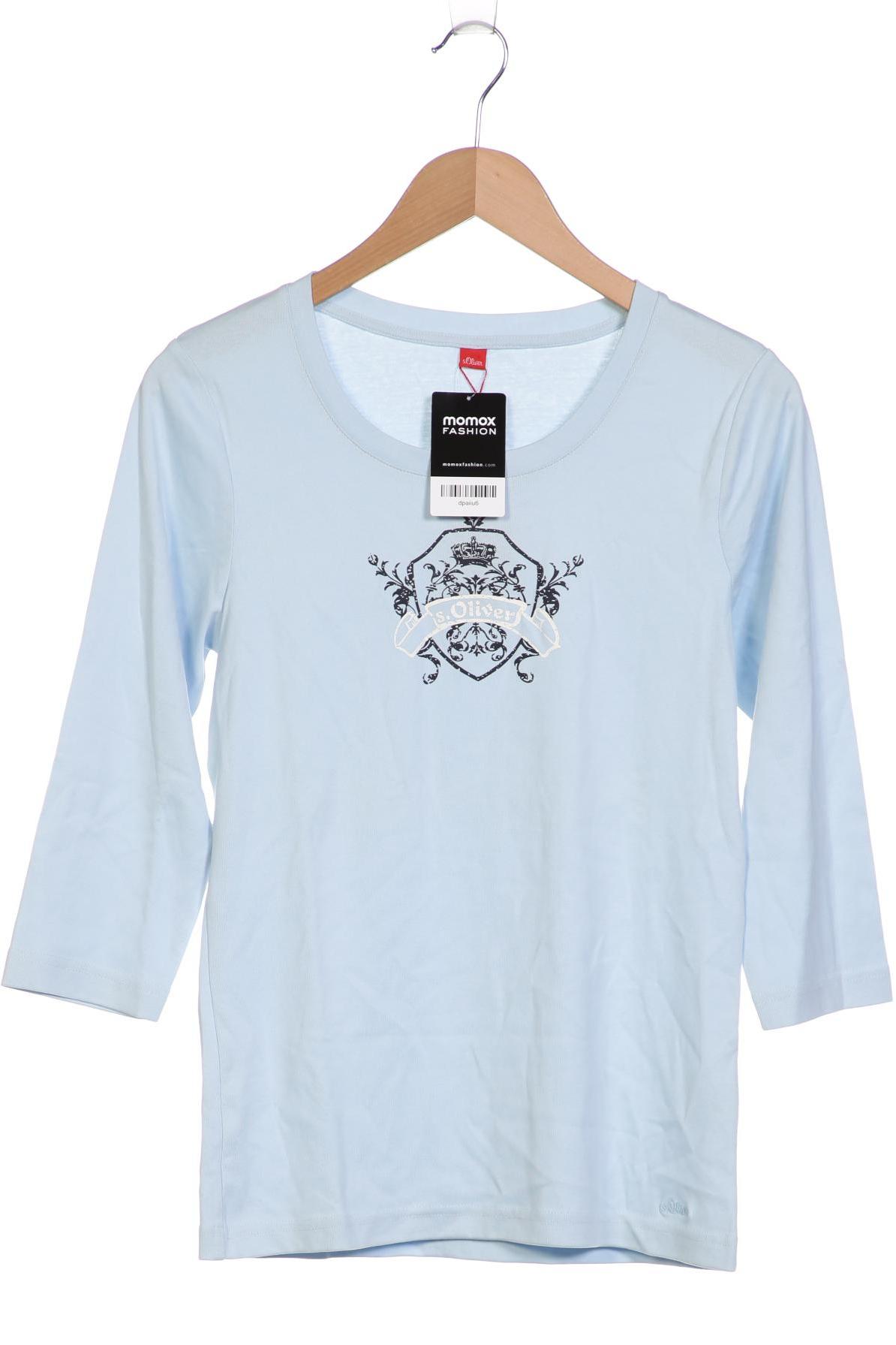 

s.Oliver Damen Langarmshirt, hellblau, Gr. 42