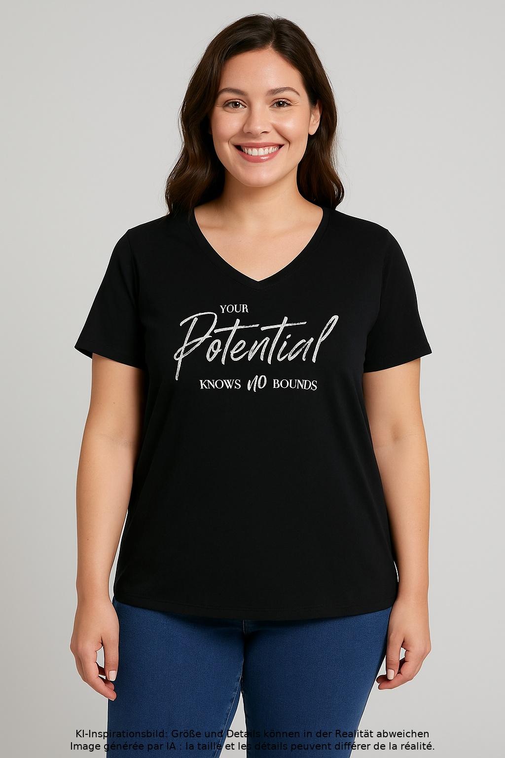 

s.Oliver Damen T-Shirt, schwarz, Gr. 40