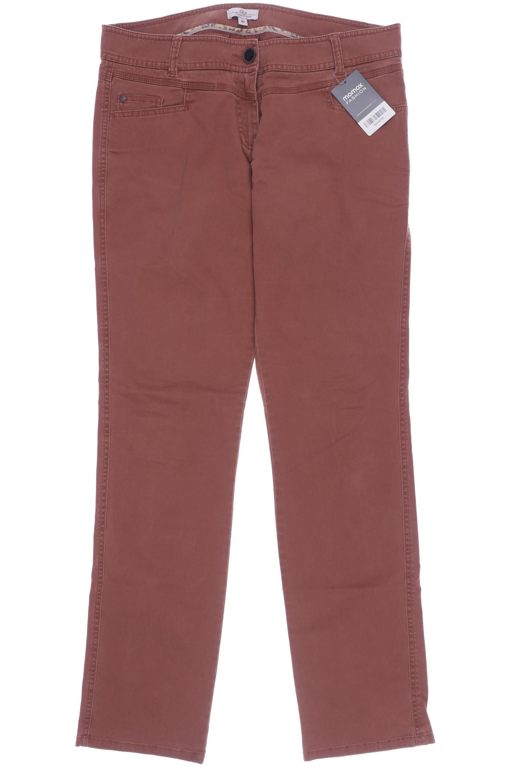

s.Oliver Damen Stoffhose, braun