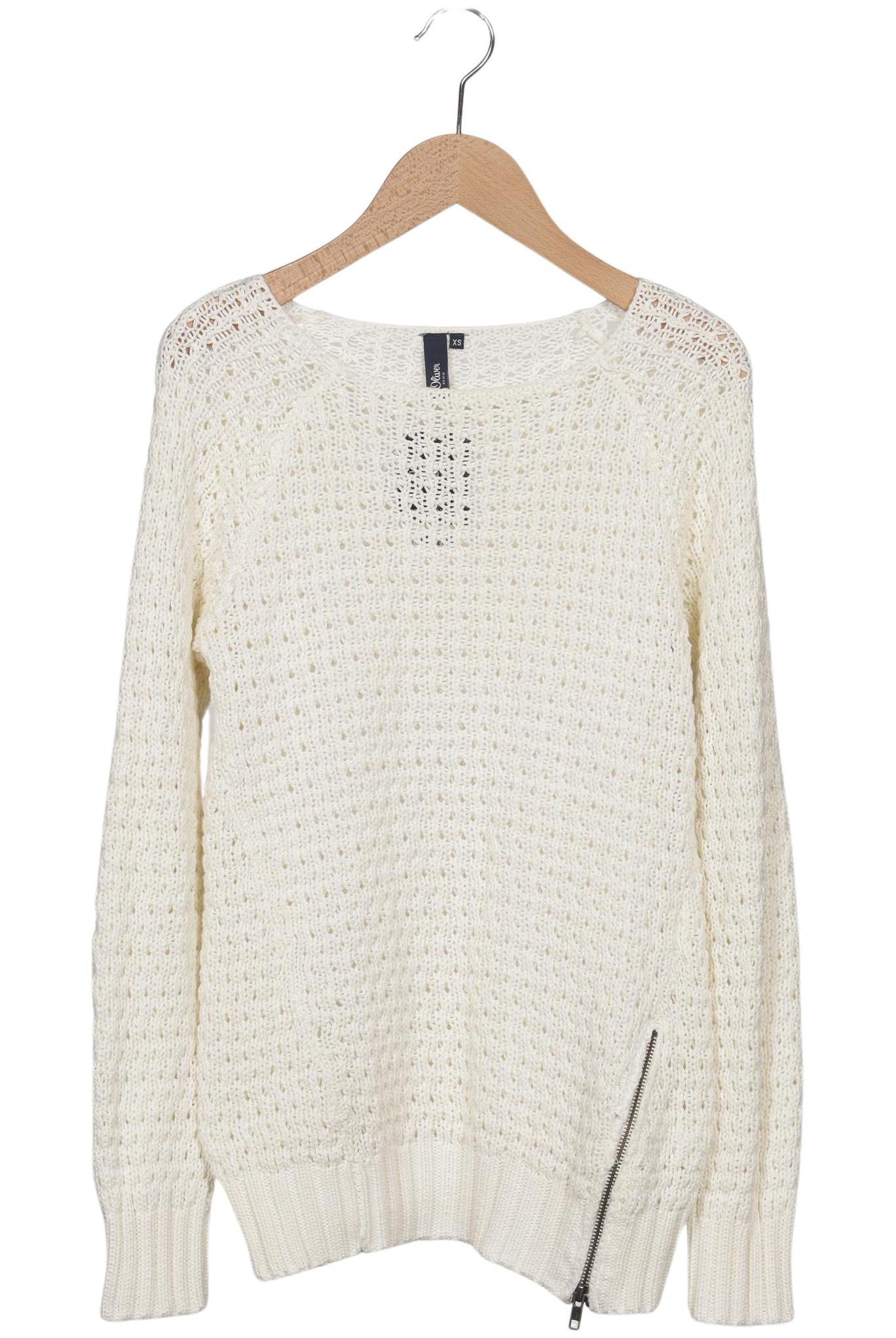 

s.Oliver Damen Pullover, cremeweiß, Gr. 34