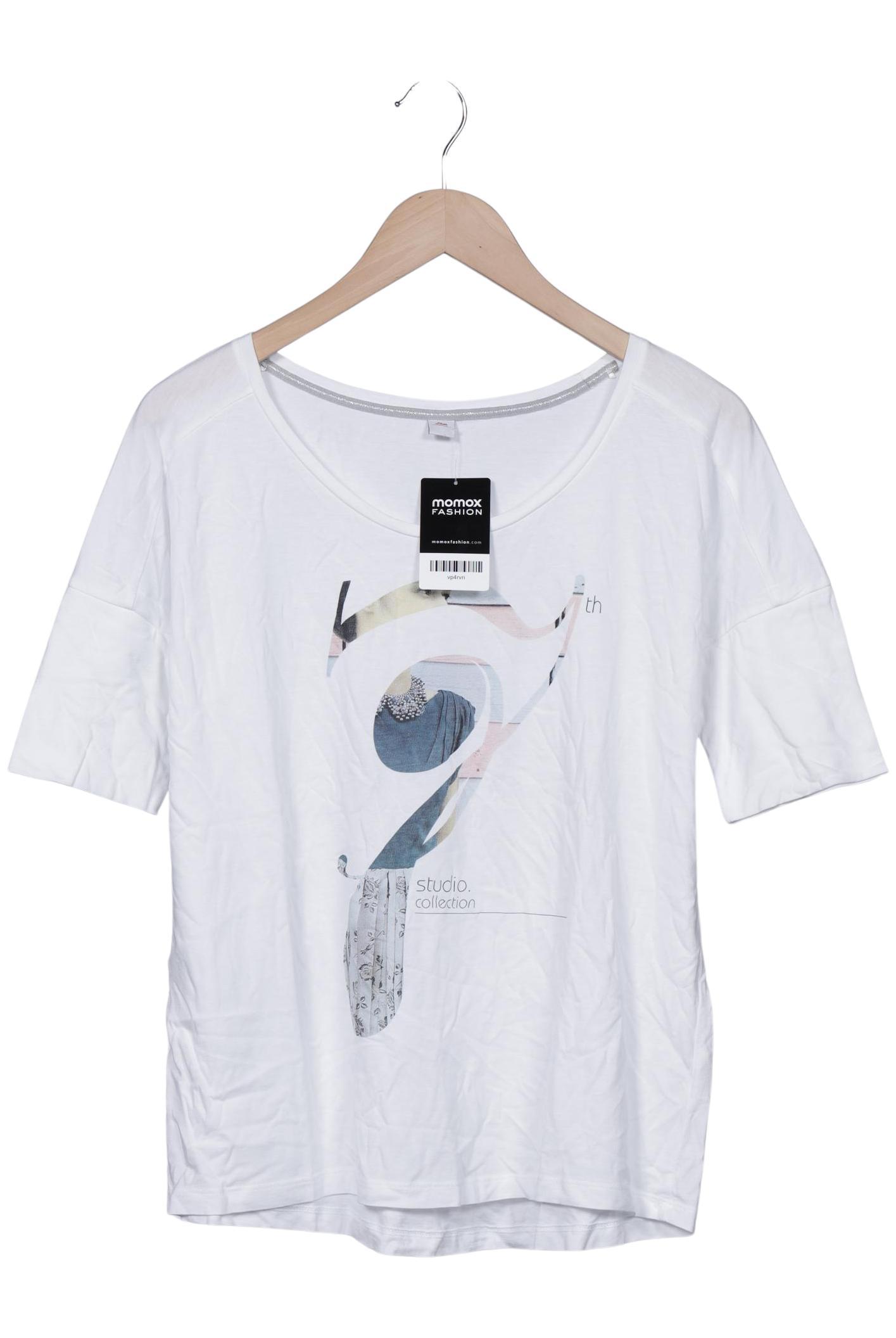 

s.Oliver Damen T-Shirt, weiß, Gr. 40