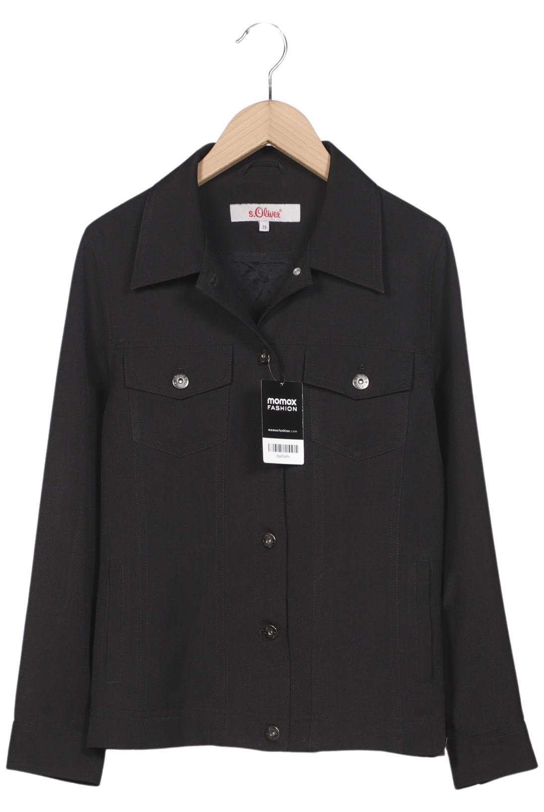 

s.Oliver Damen Jacke, schwarz, Gr. 36