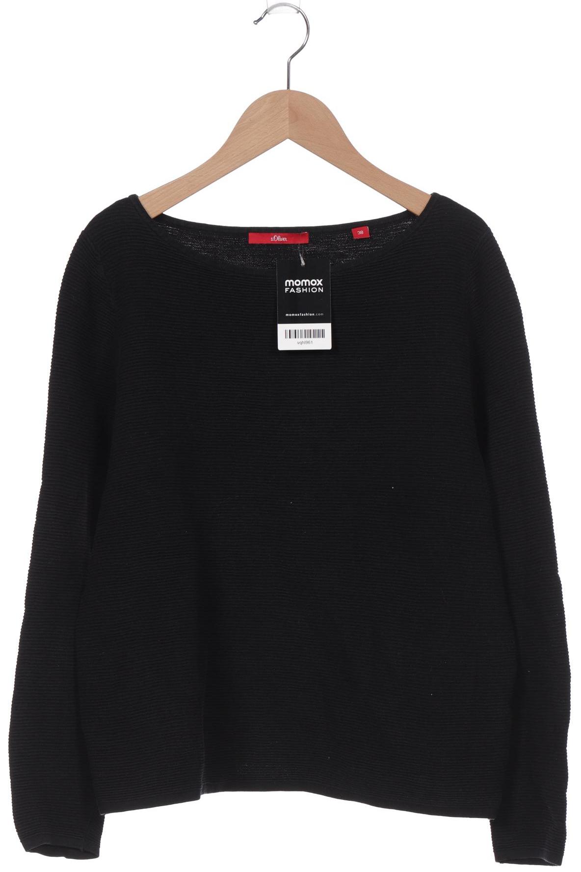 

s.Oliver Damen Pullover, schwarz