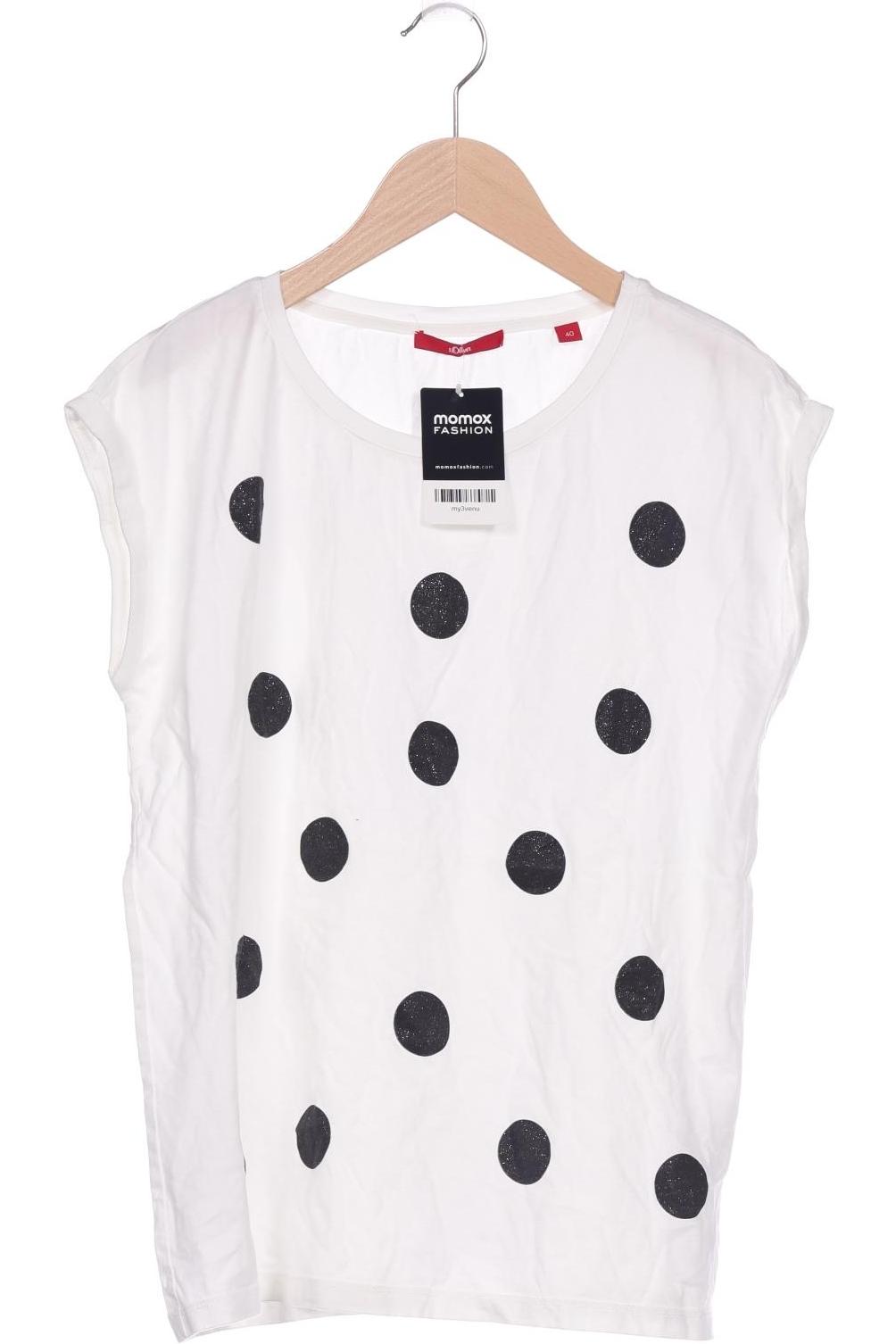 

s.Oliver Damen T-Shirt, weiß, Gr. 40