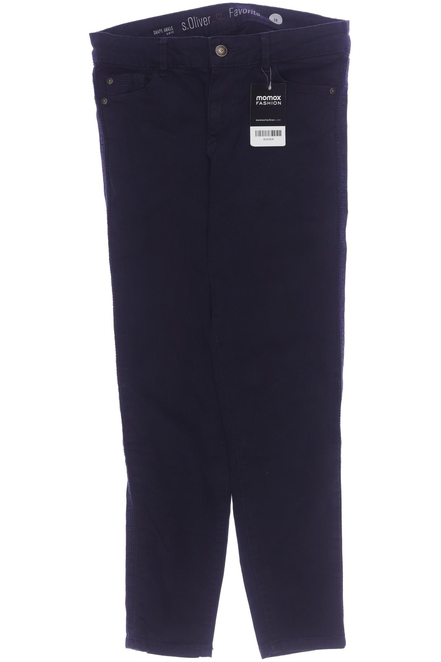 

s.Oliver Damen Stoffhose, marineblau, Gr. 34