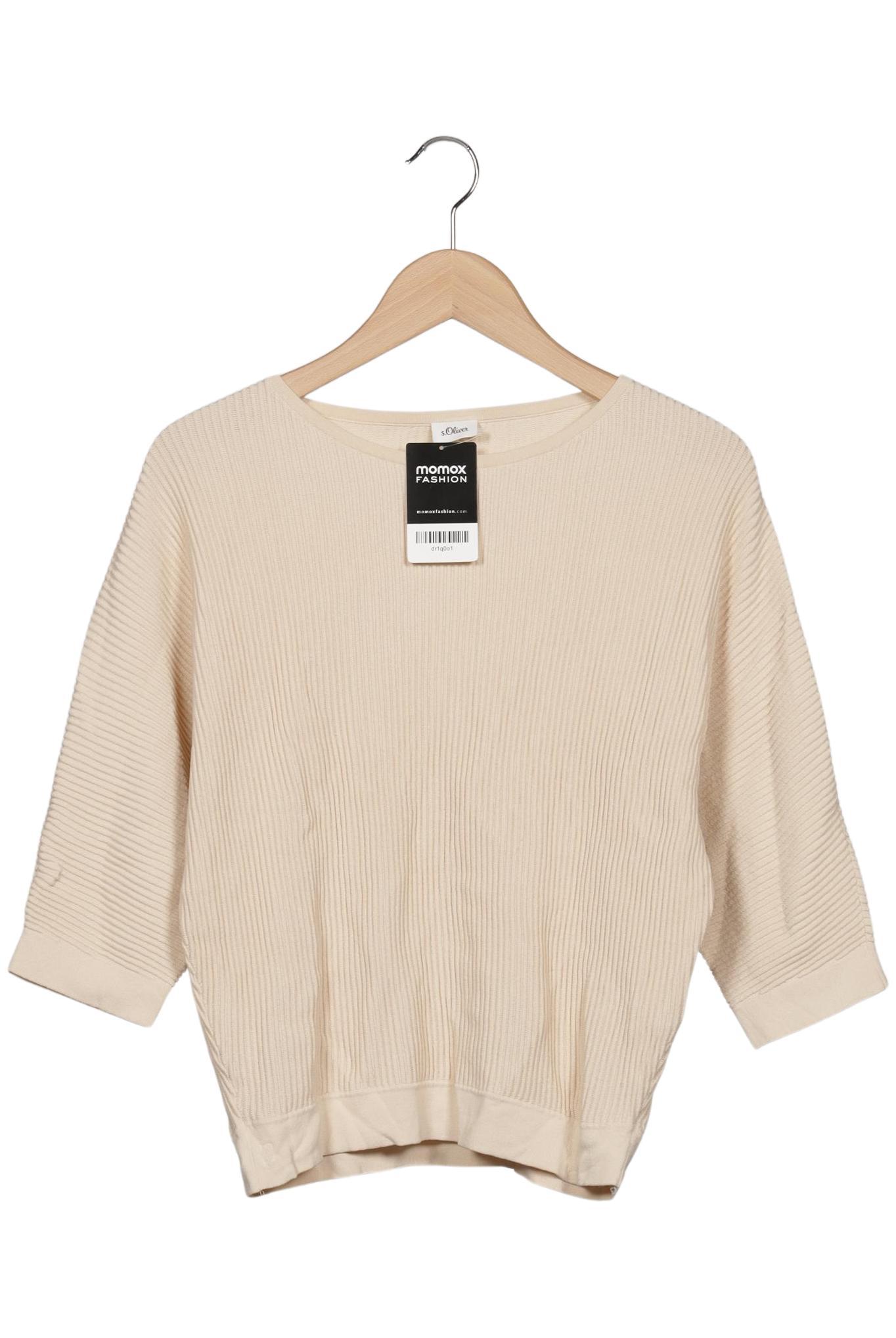 

s.Oliver Damen Pullover, beige, Gr. 36