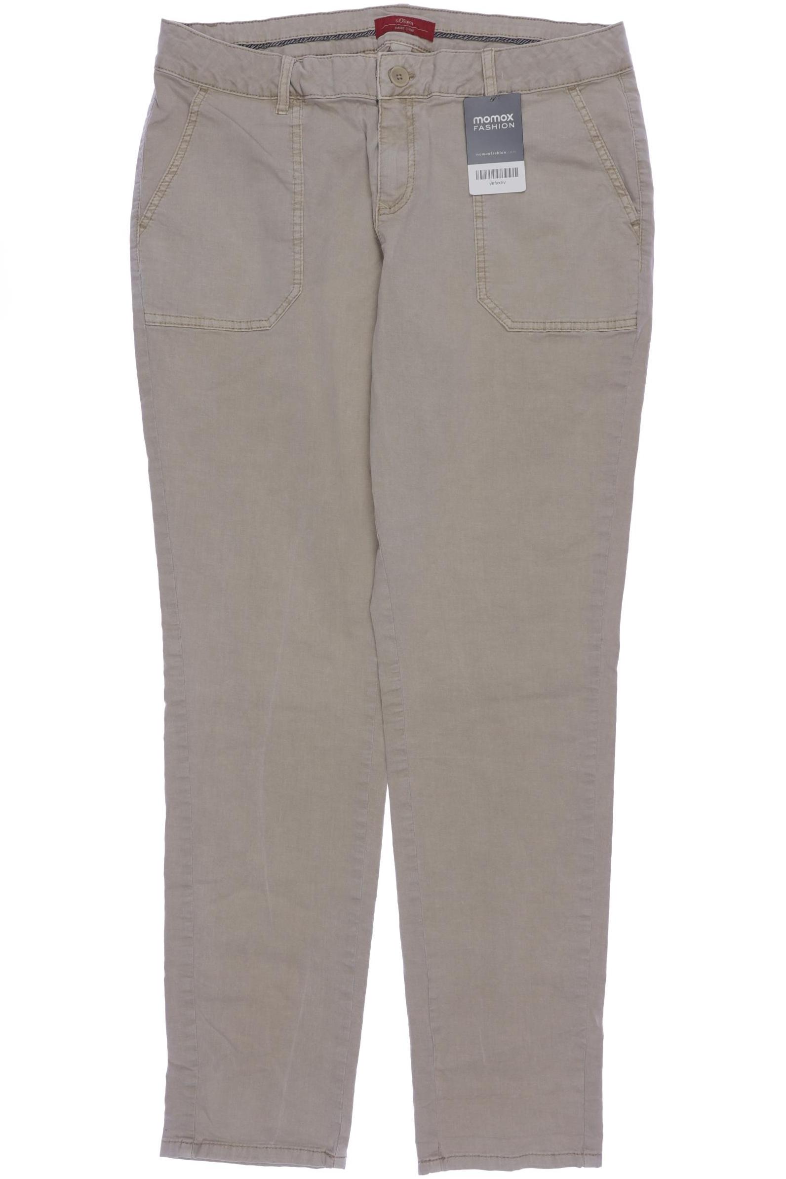 

s.Oliver Damen Stoffhose, beige, Gr. 40