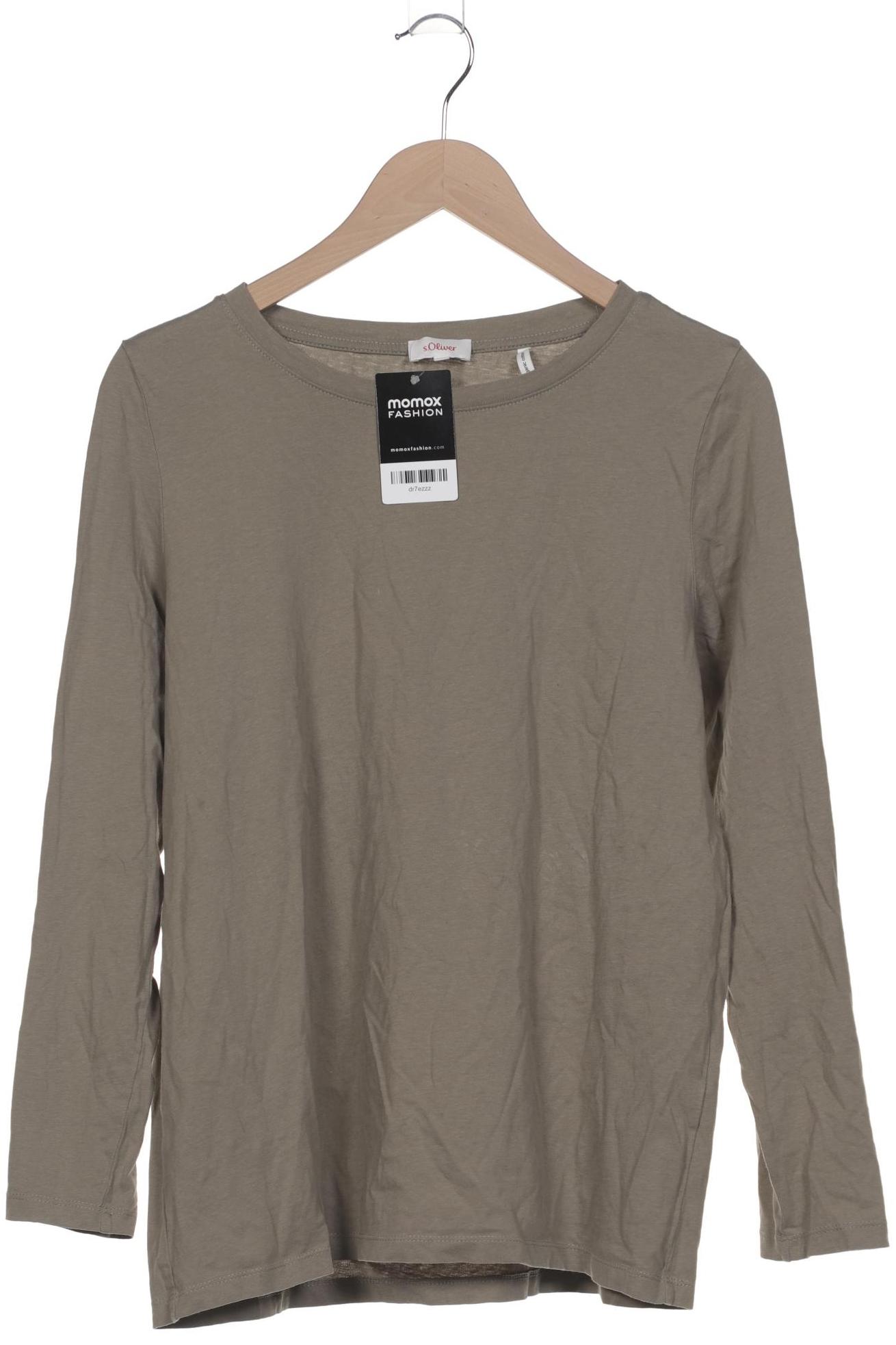 

s.Oliver Damen Langarmshirt, grün, Gr. 42