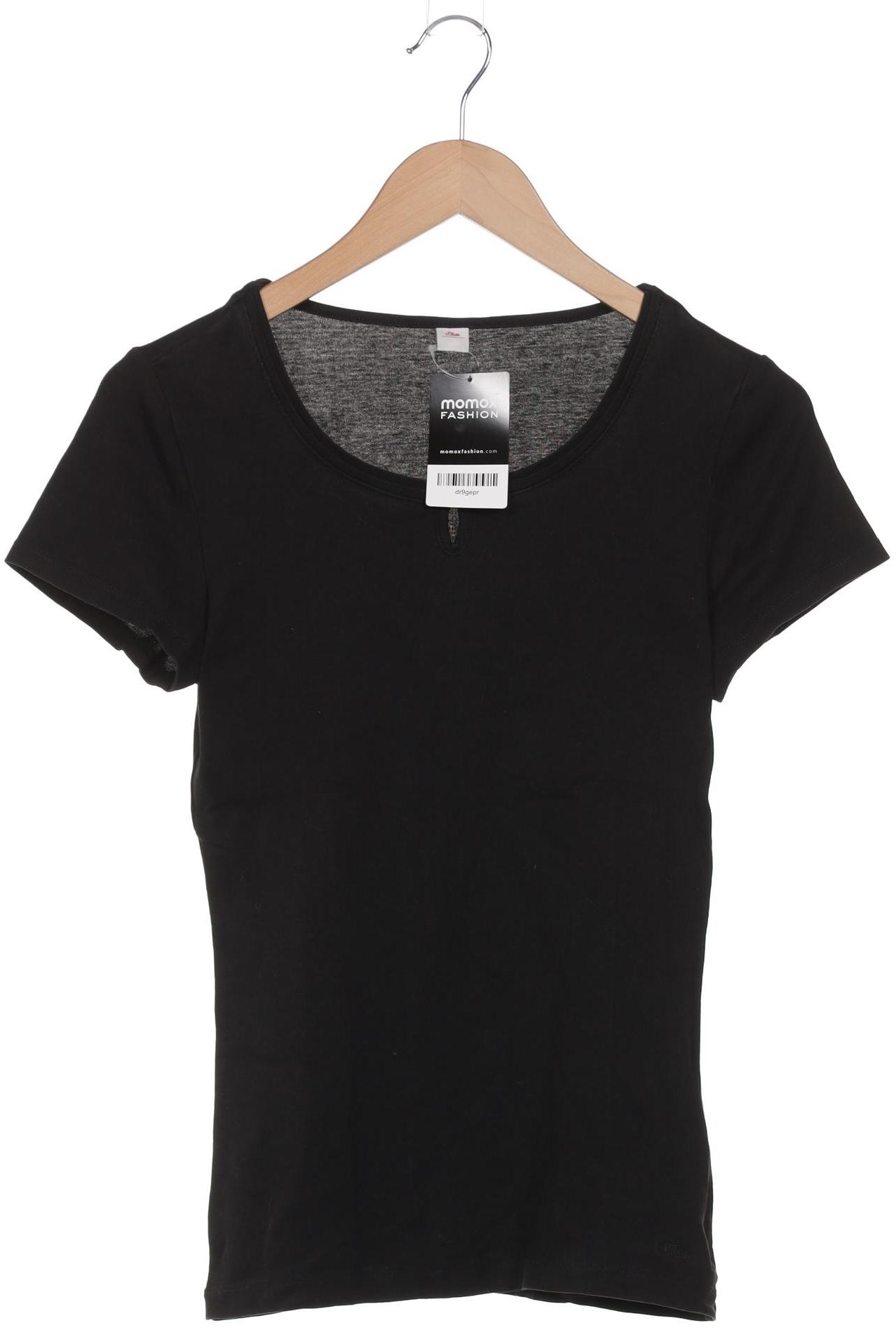 

s.Oliver Damen T-Shirt, schwarz, Gr. 38