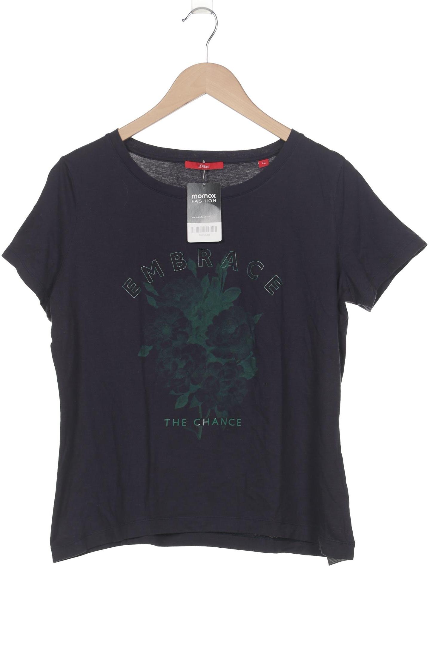

s.Oliver Damen T-Shirt, marineblau, Gr. 42