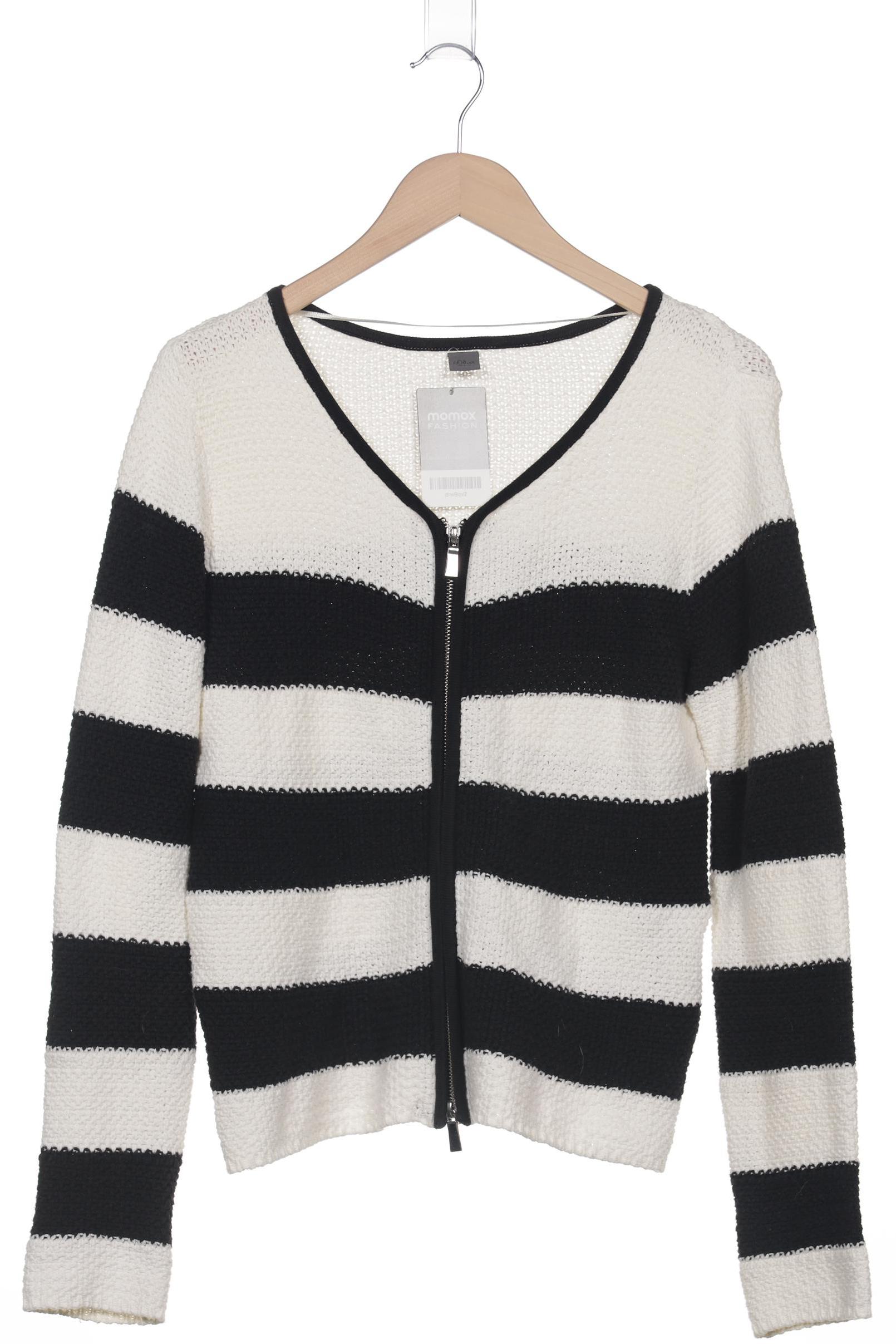 

s.Oliver Damen Strickjacke, cremeweiß, Gr. 38