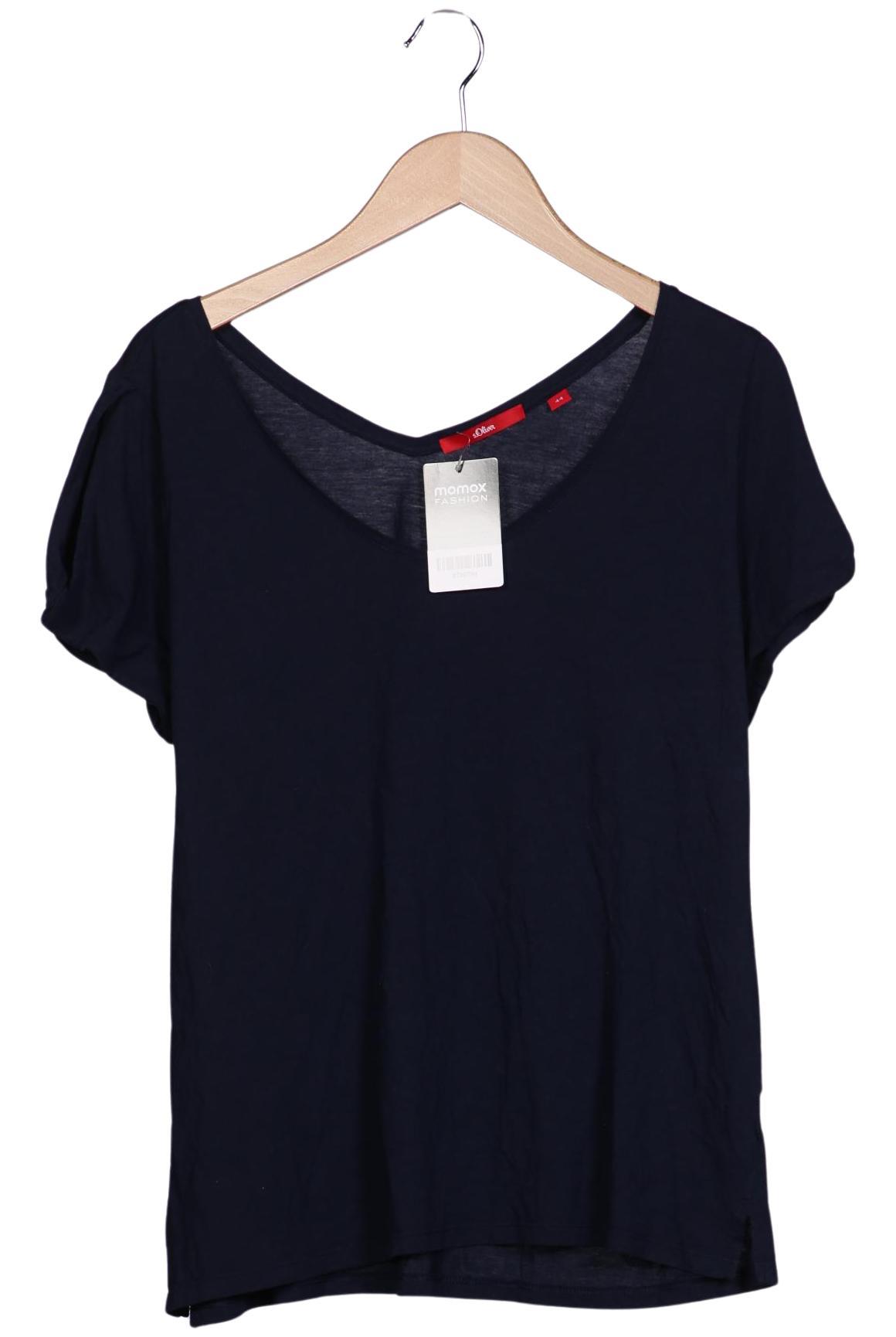 

s.Oliver Damen T-Shirt, marineblau, Gr. 44