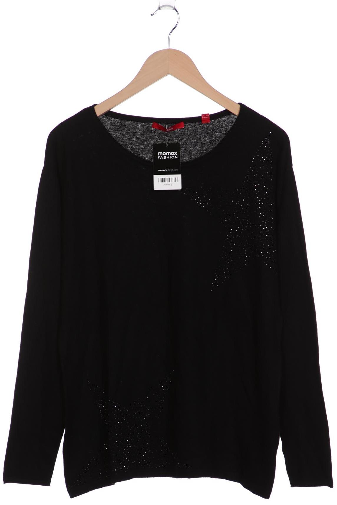 

s.Oliver Damen Pullover, schwarz, Gr. 38