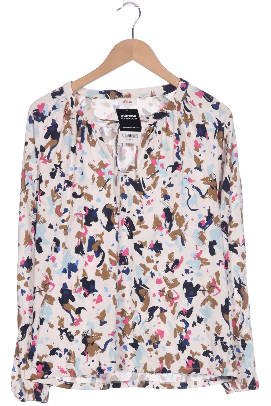 

s.Oliver Damen Langarmshirt, weiß, Gr. 38